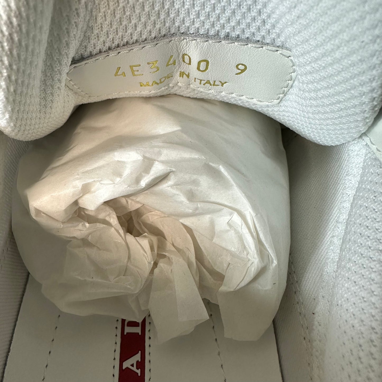 Prada Americas Cup Loden Argento Patent Sneaker Sz 9 DS