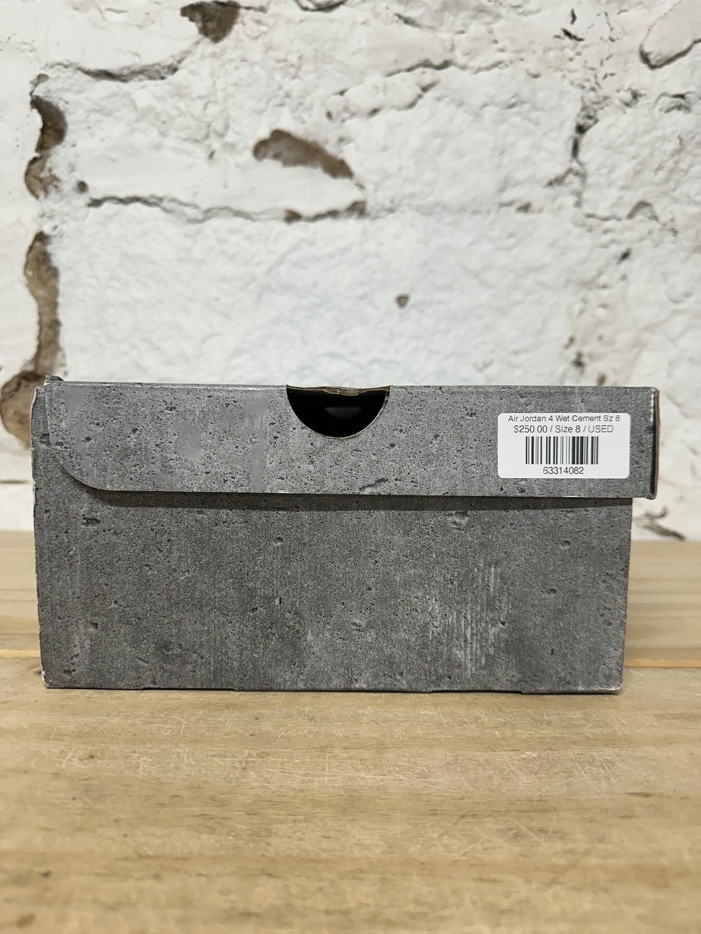 Air Jordan 4 Wet Cement Sz 8