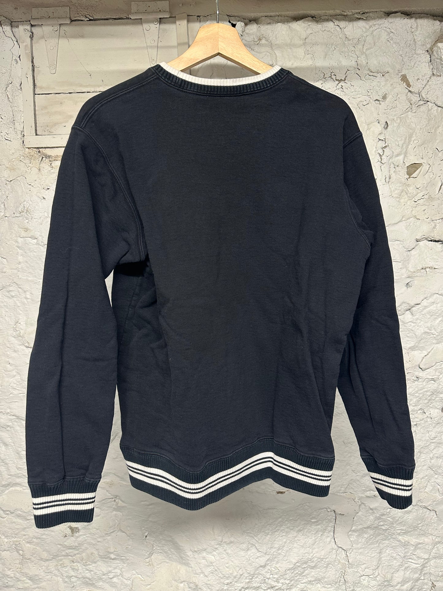 Supreme Black Spellout Crewneck Sz M