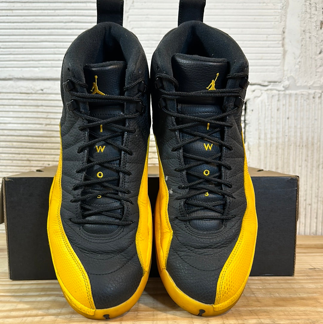 Air Jordan 12 Black University Gold Sz 12