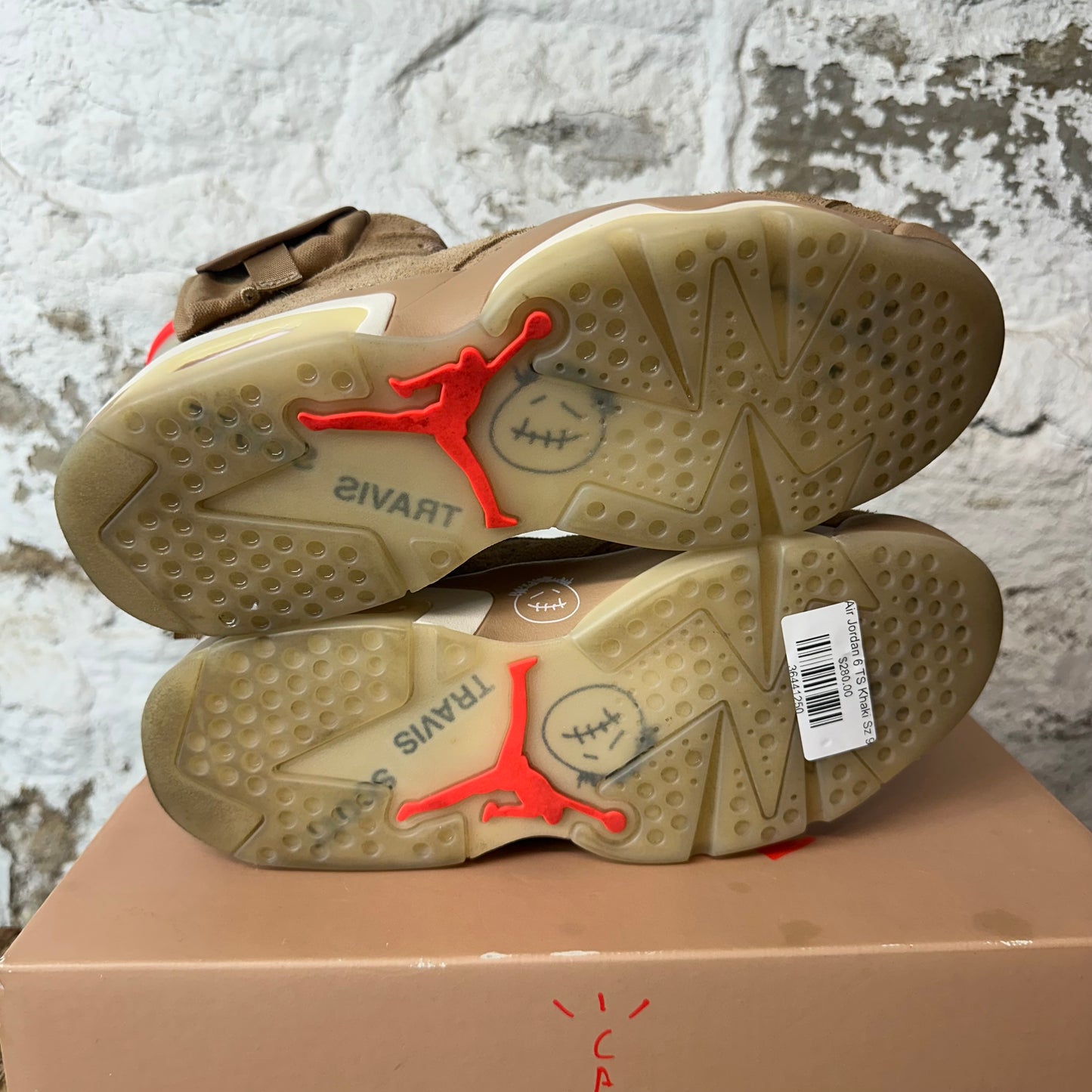 Air Jordan 6 Travis Scott British Khaki Sz 9