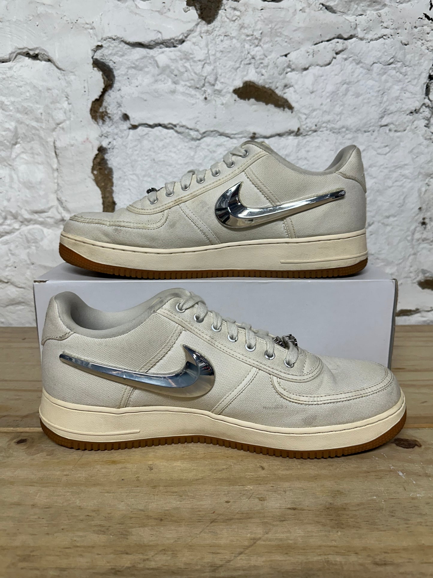 Nike Air Force 1 Low Travis Scott Sail Sz 13