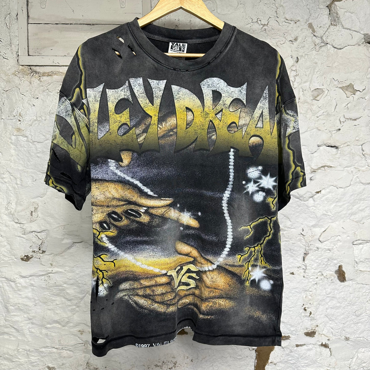 Vale VS Hands T-Shirt Black Sz L