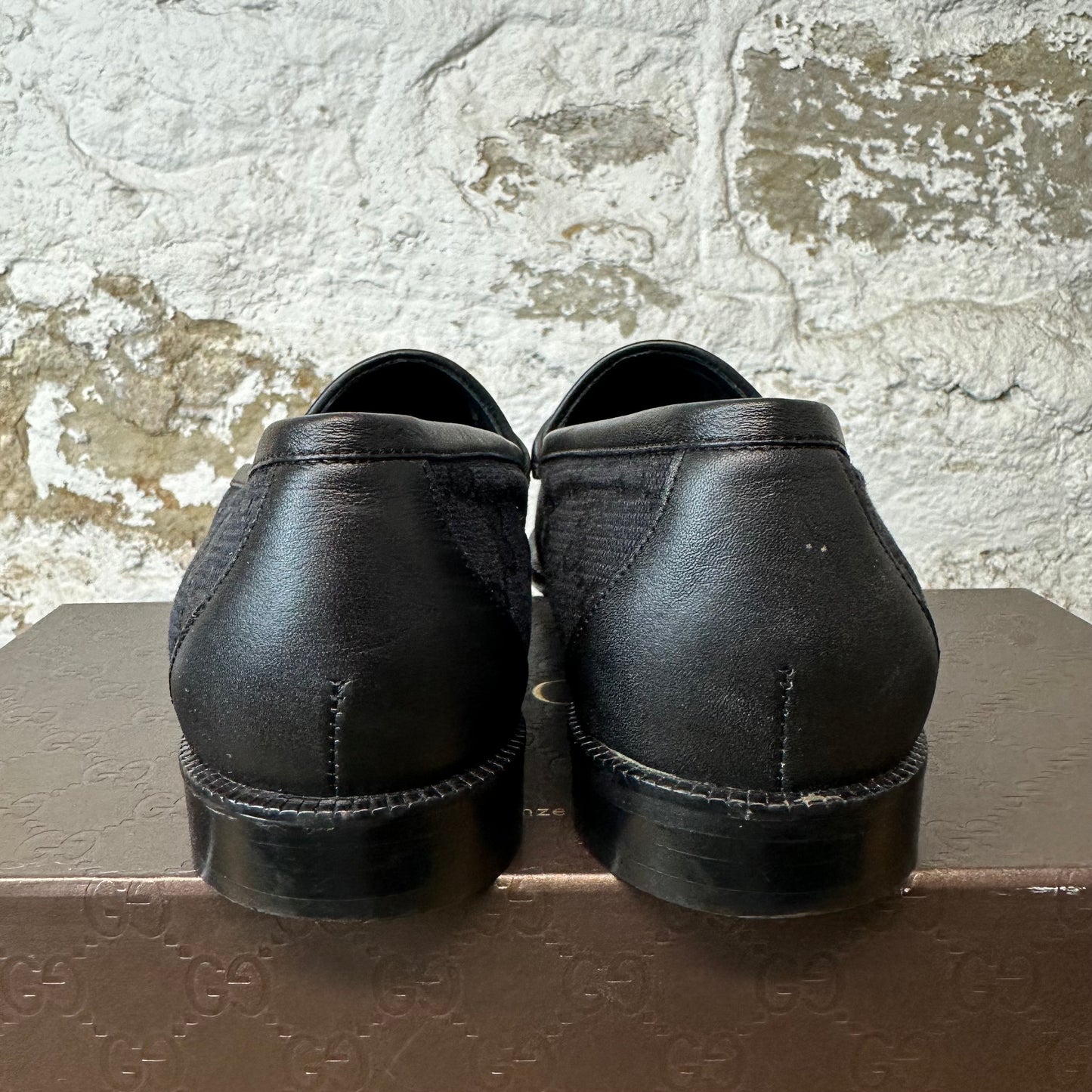 Gucci Microembossed Canvas Loafer Sz 6.5 (39.5)
