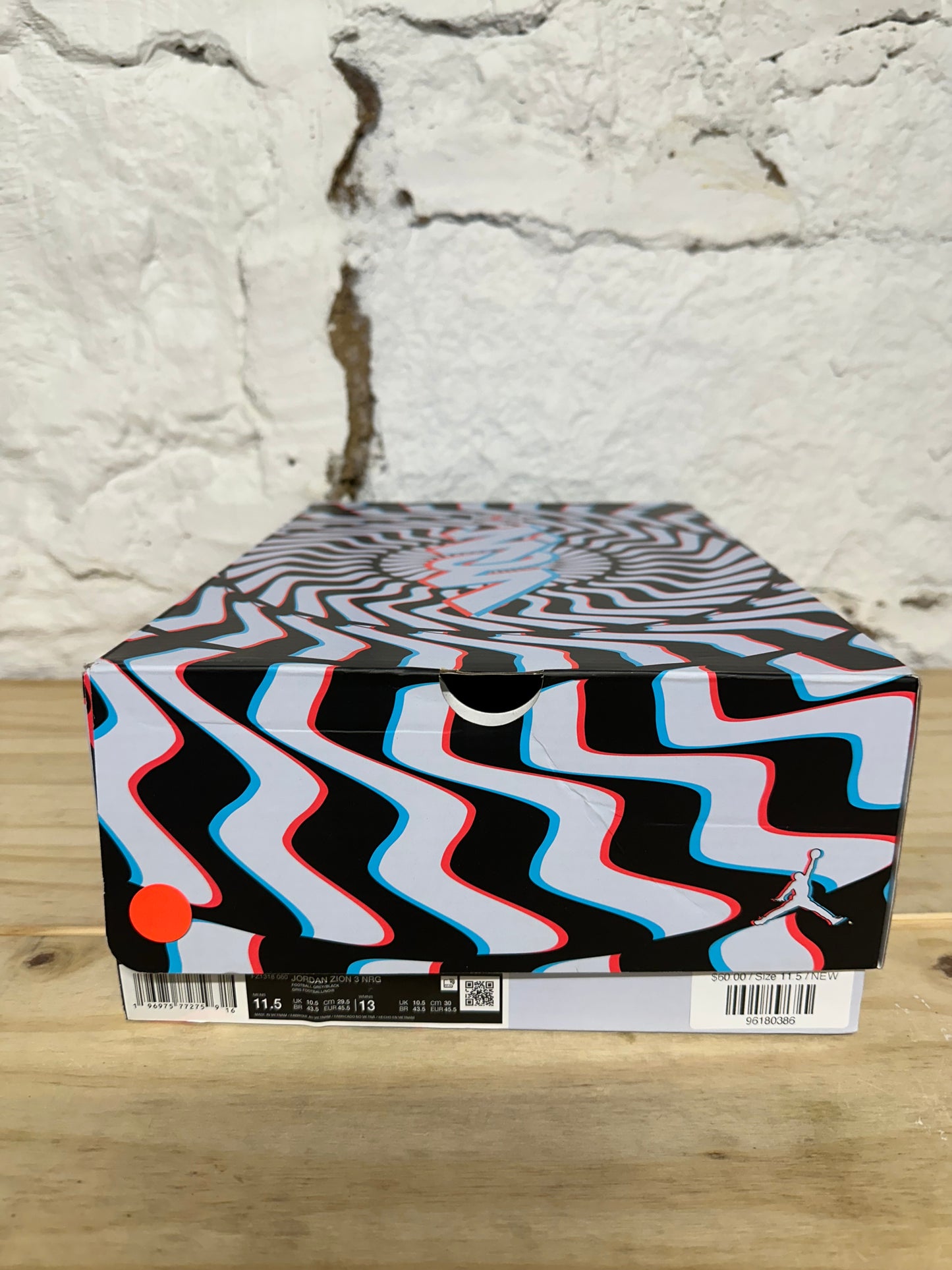 Air Jordan Zion 3 Z-3D Sz 11.5 DS