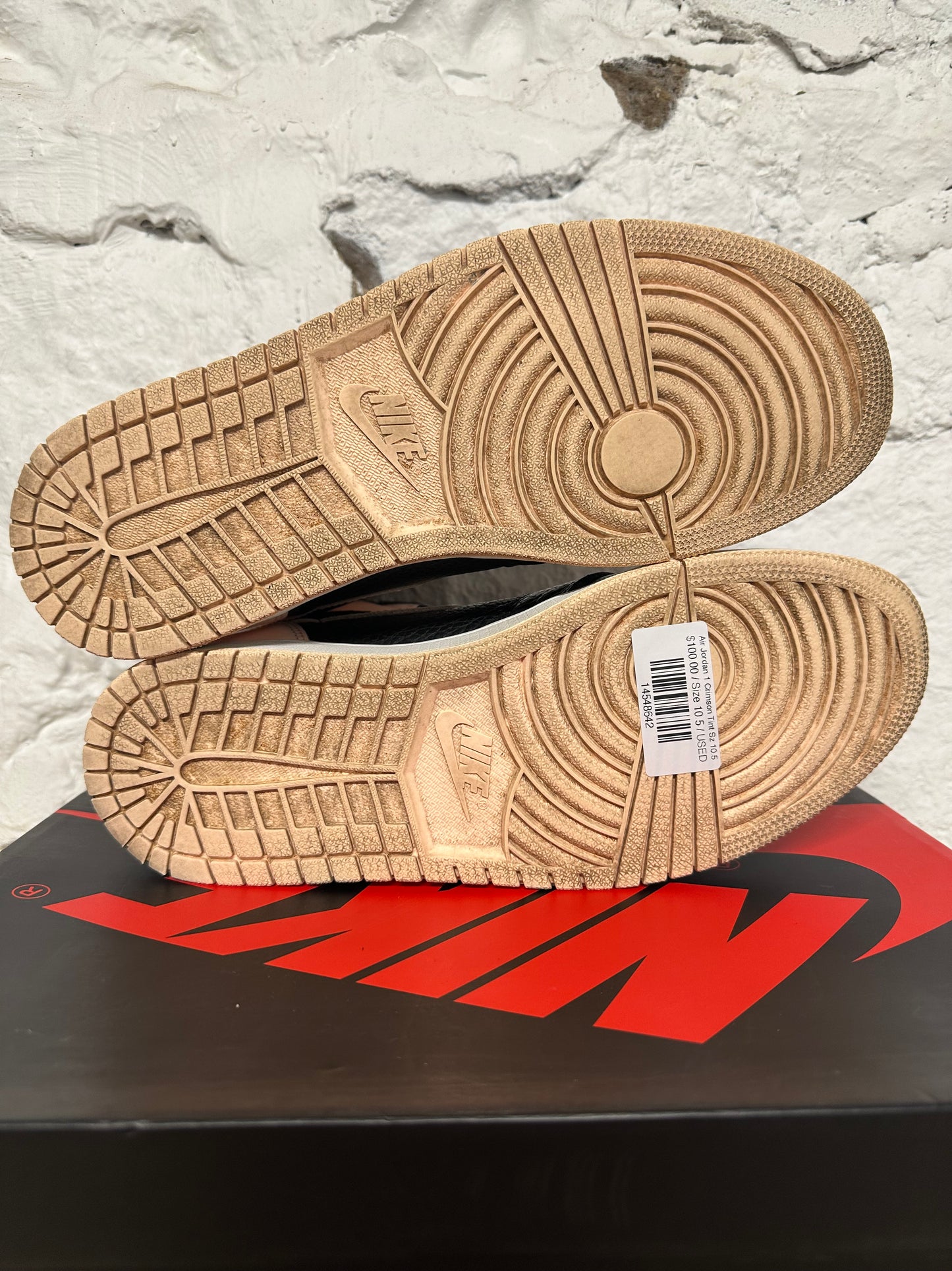 Air Jordan 1 High Crimson Tint Sz 10.5