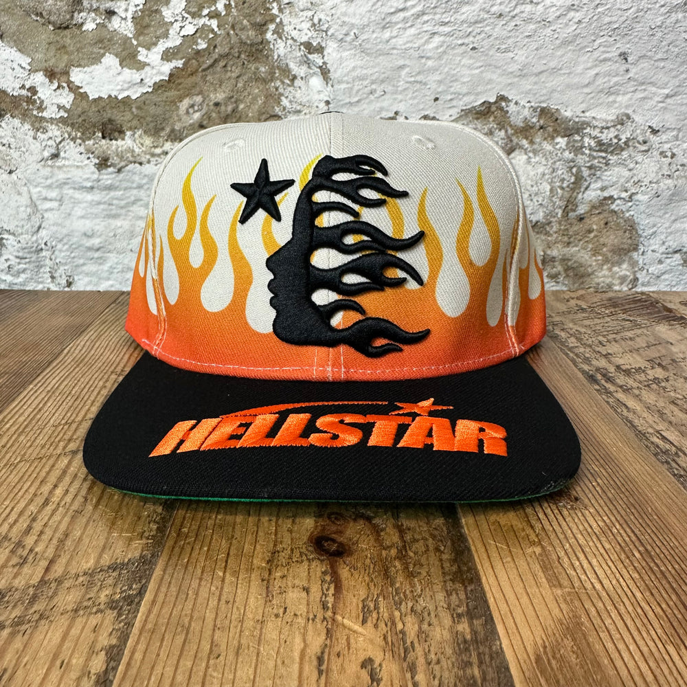 Hellstar Flame Vintage Snapback Hat