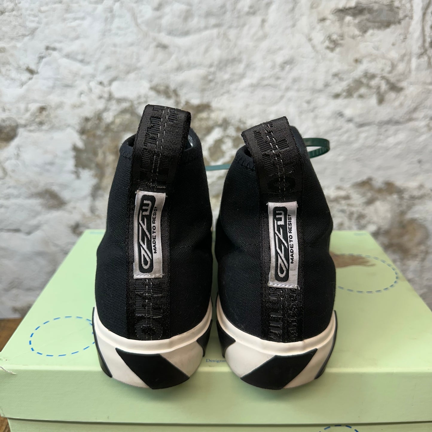 Off-White White Arrow Black Vulc High Sz 10 (43)