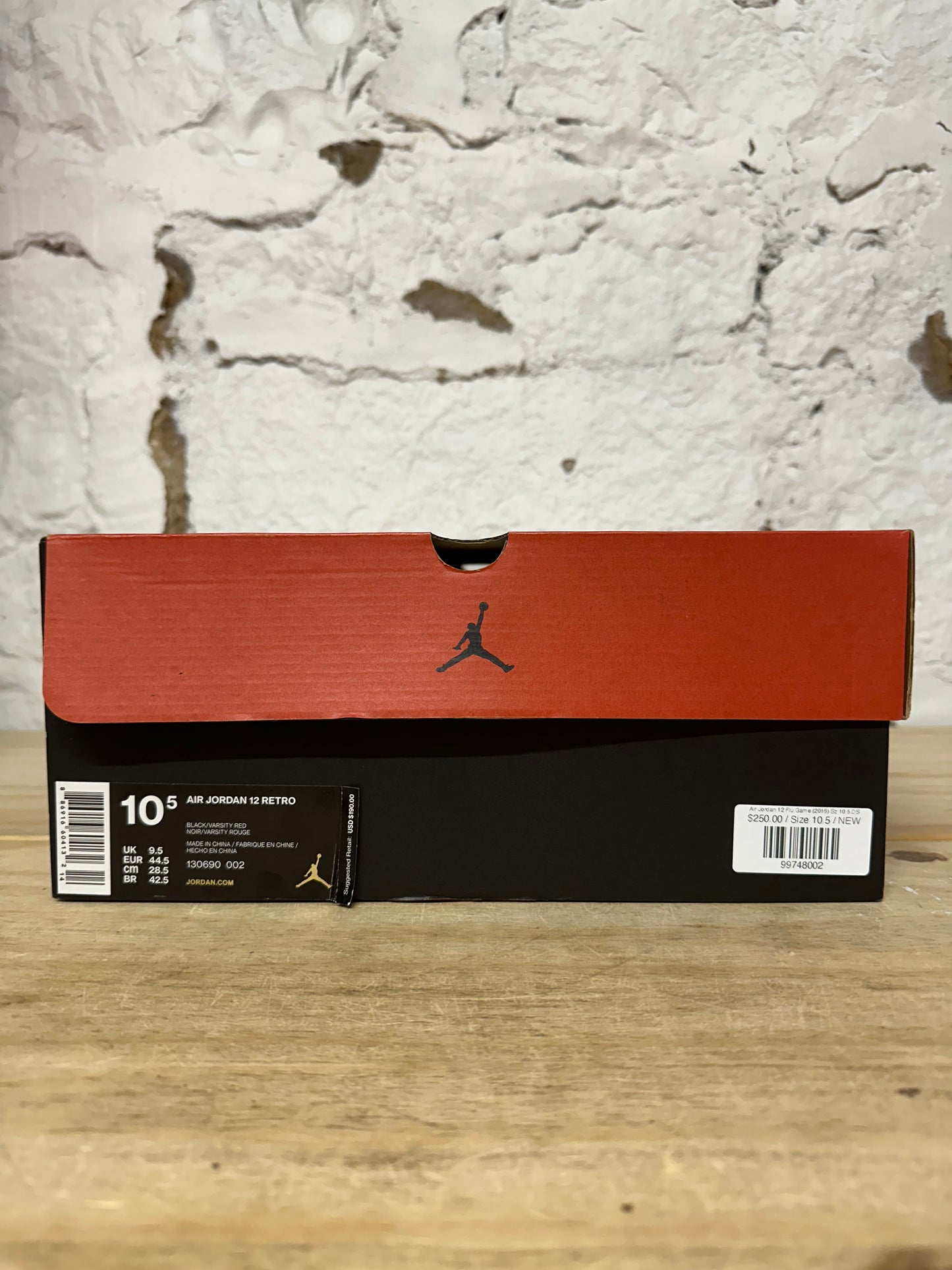 Air Jordan 12 Flu Game (2016) Sz 10.5 DS