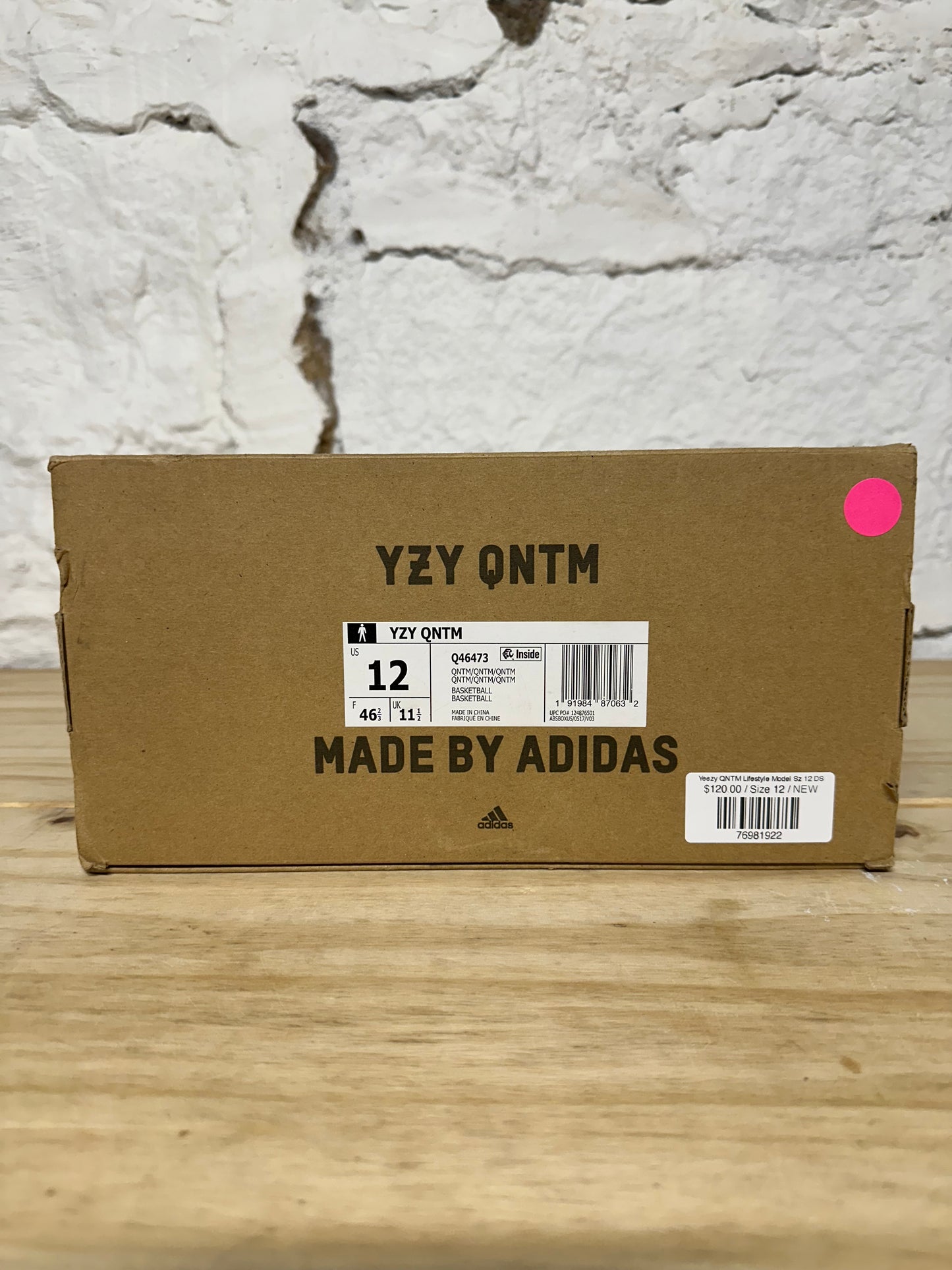 Yeezy QNTM Lifestyle Model Sz 12 DS