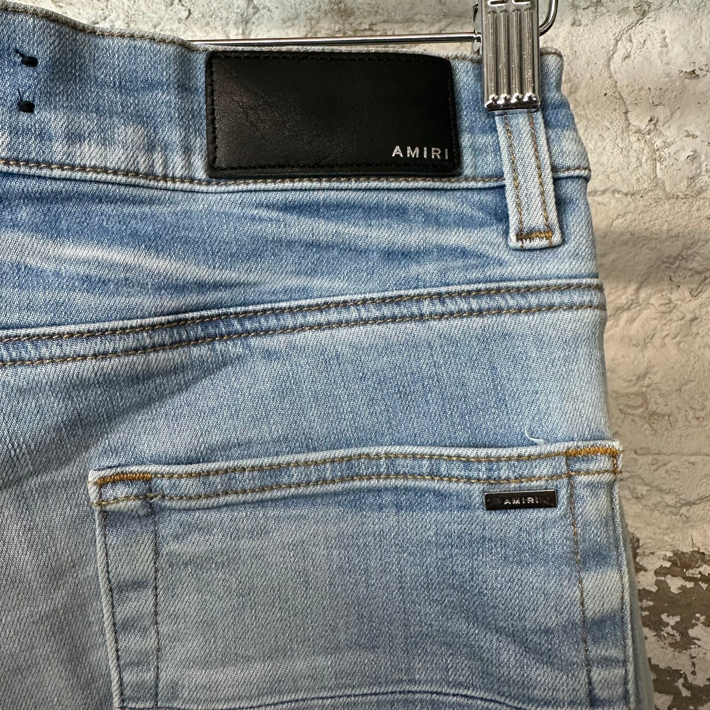 Amiri Plain Light Blue Denim Jeans Sz 29