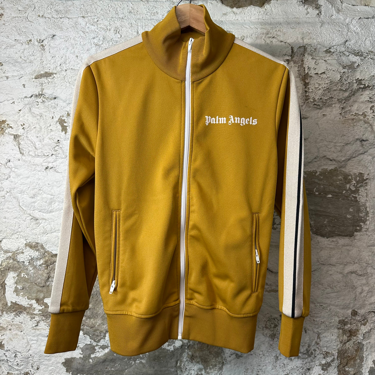 Palm Angels Mustard Track Jacket Sz XS
