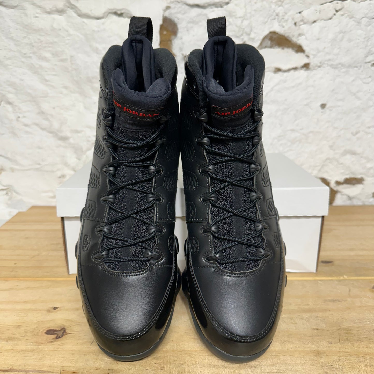 Air Jordan 9 Bred Patent Sz 13