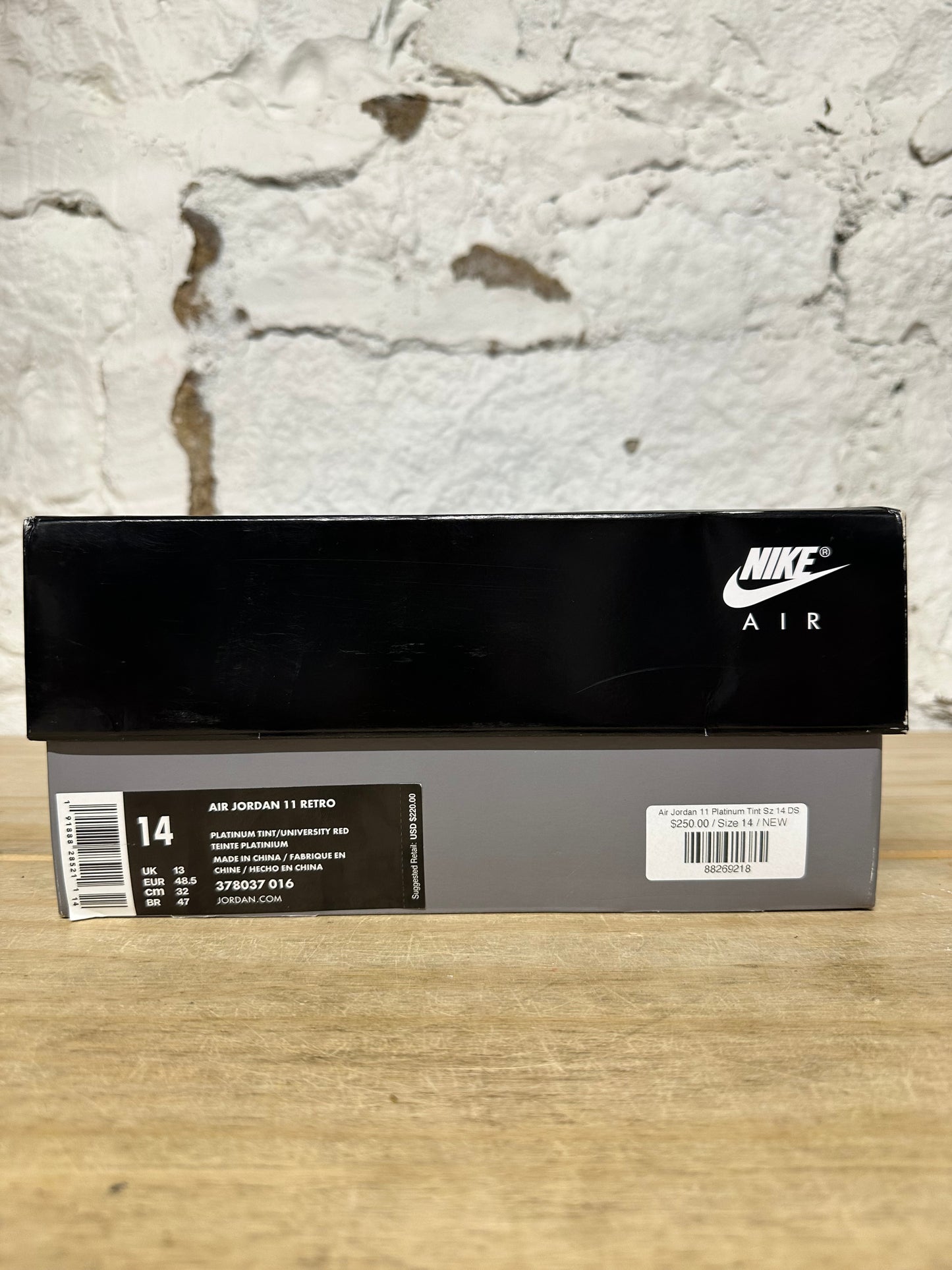 Air Jordan 11 High Platinum Tint Sz 14 DS