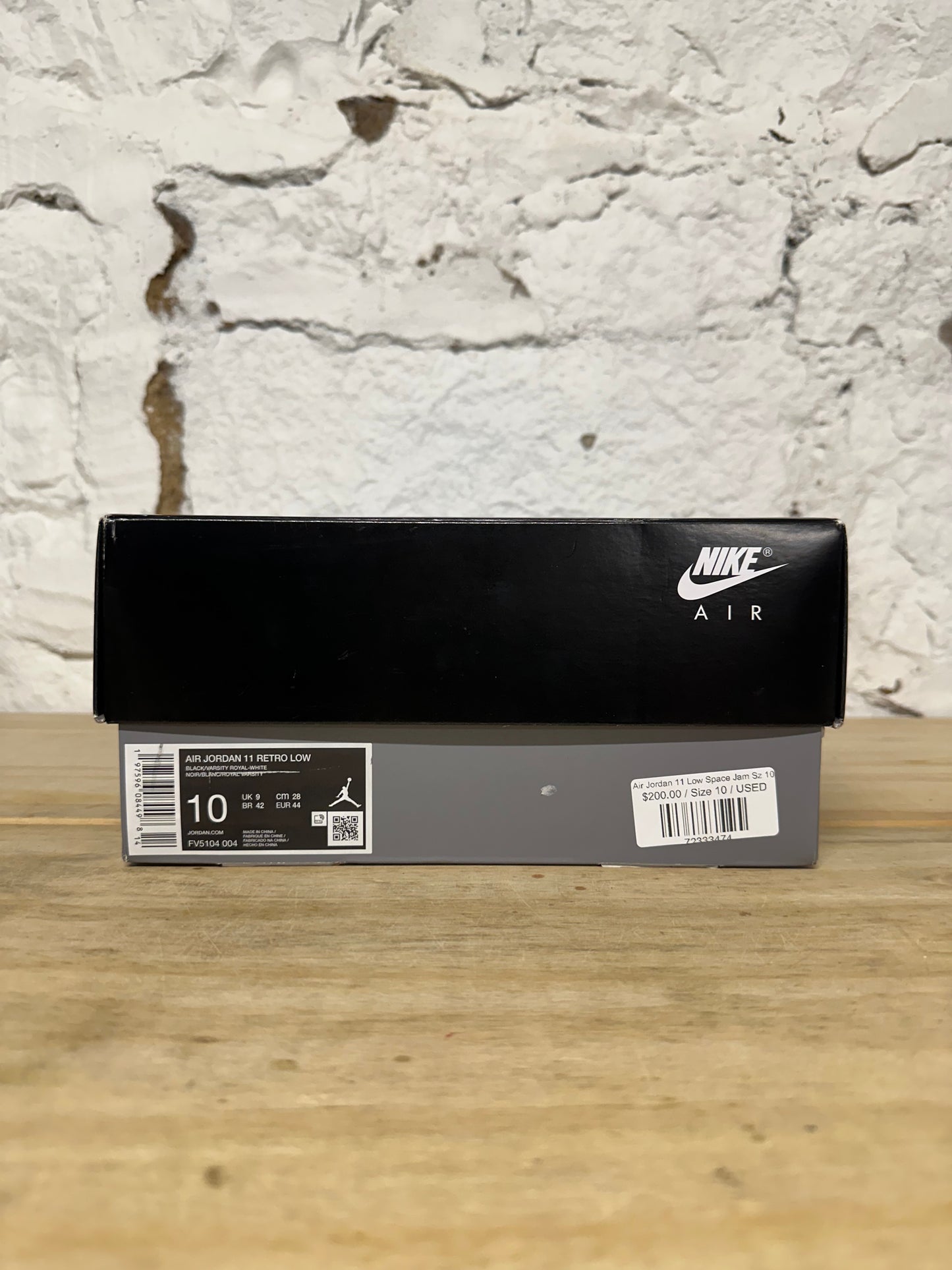 Air Jordan 11 Low Space Jam Sz 10