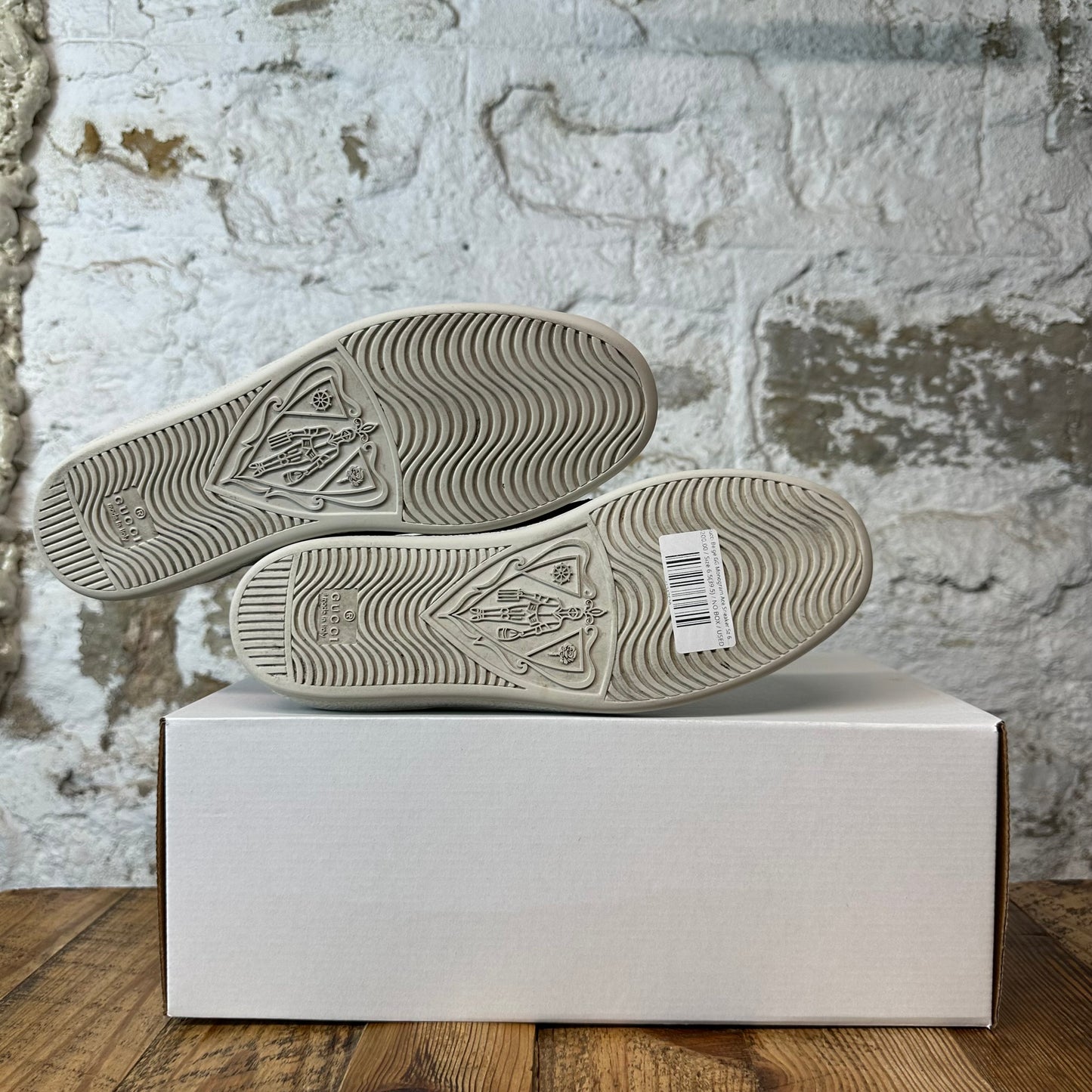 Gucci Beige GG Monogram Ace Sneaker Sz 6.5 (39.5)