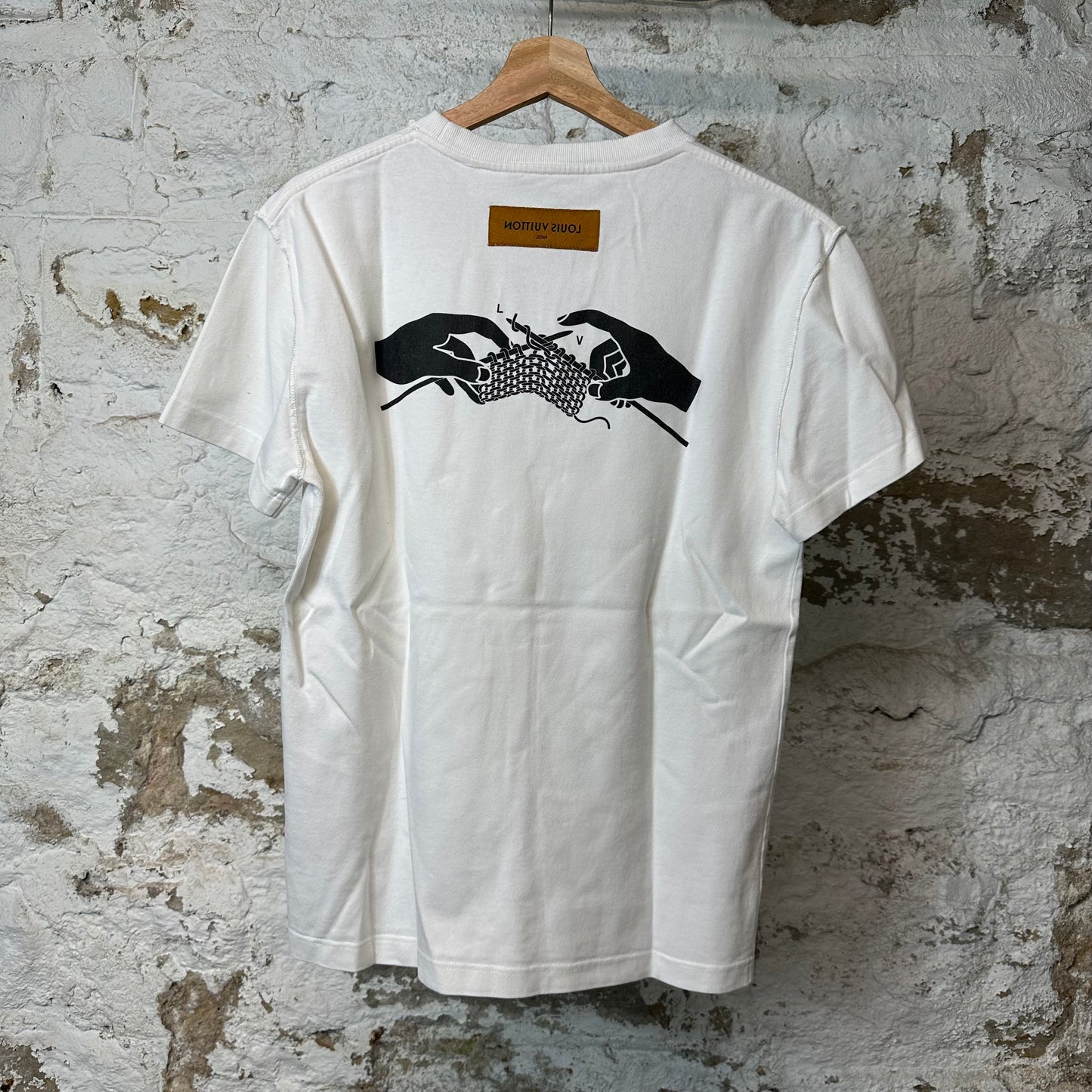 Louis Vuitton Cable Pattern T-shirt White Sz XS