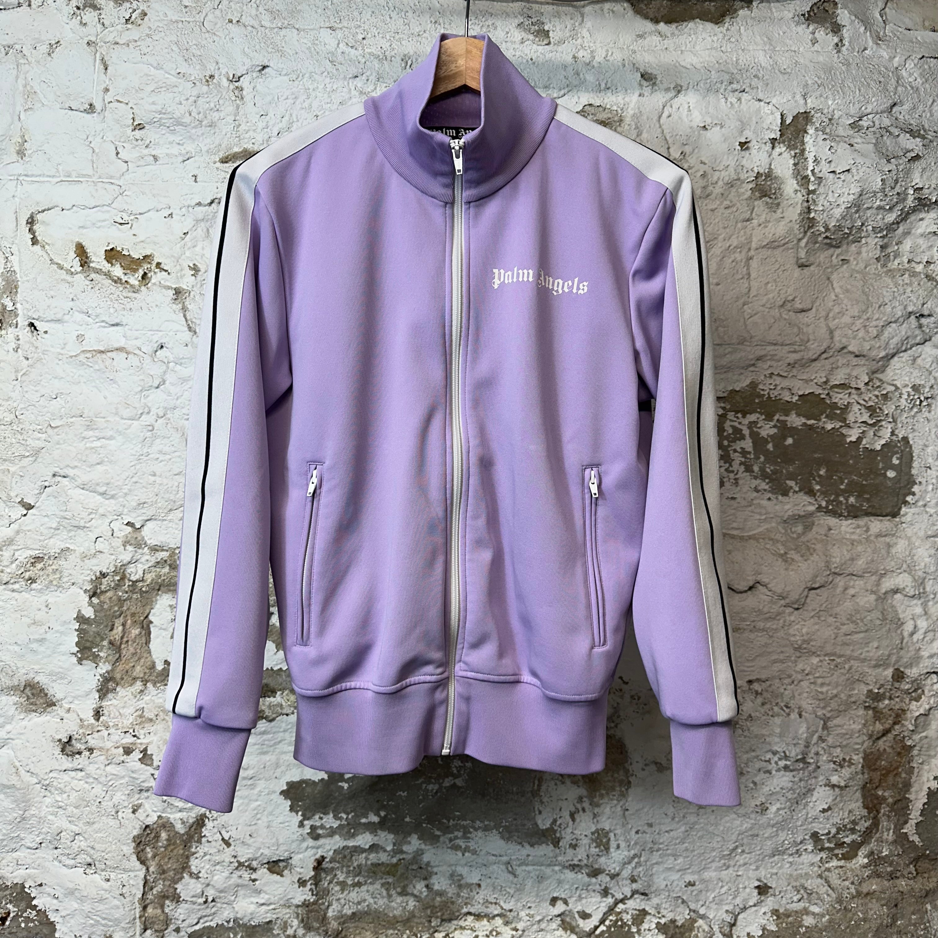 Palm Angels Lavender Track Jacket Sz S