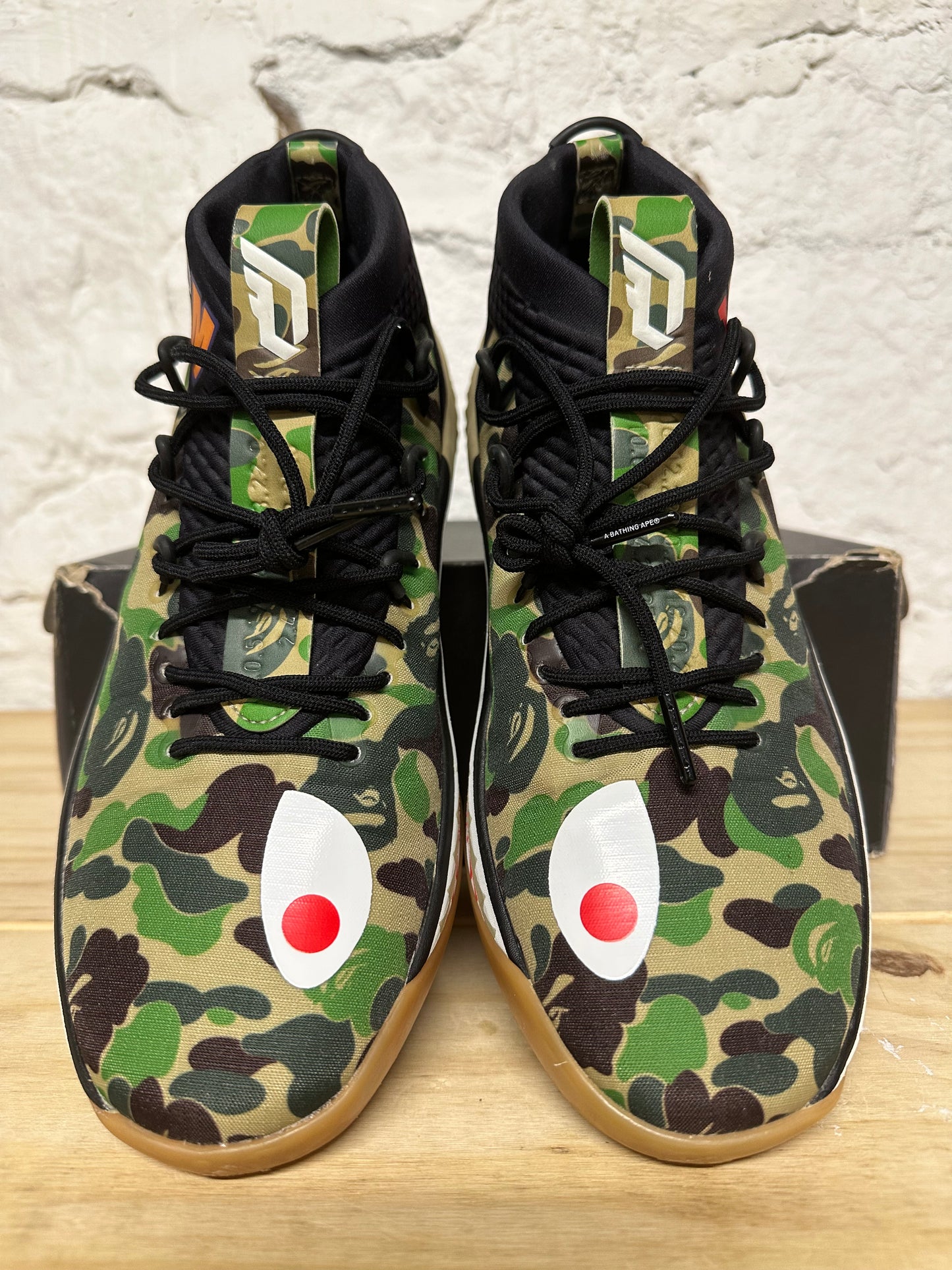 Adidas Bape Dame 4 Green Sz 9.5