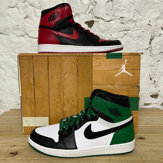 Air Jordan 1 High Defining Moments Pack Bred/Celtics (2009) Sz 13 DS