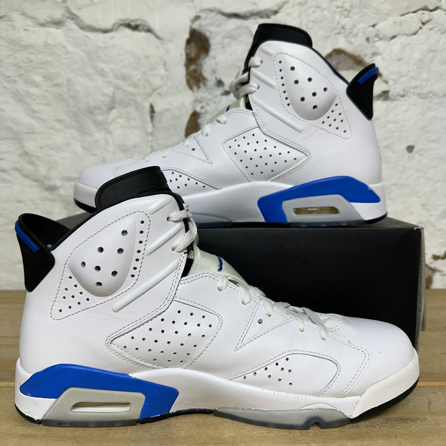 Air Jordan 6 Sport Blue (2014) Sz 10
