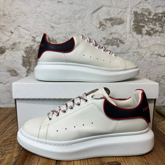 Alexander Mqueen Black Red Tab White Sneaker Sz 7 (40)