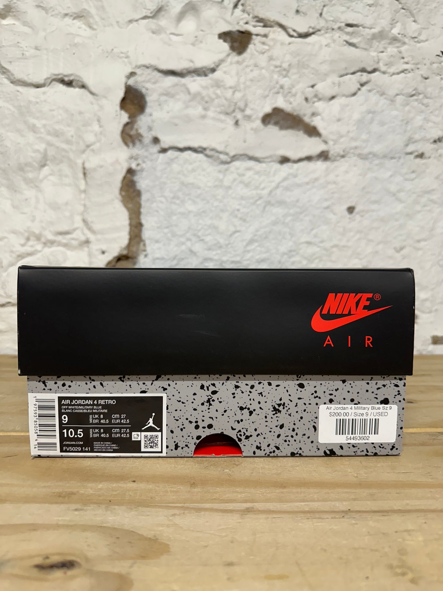 Air Jordan 4 Military Blue Sz 9