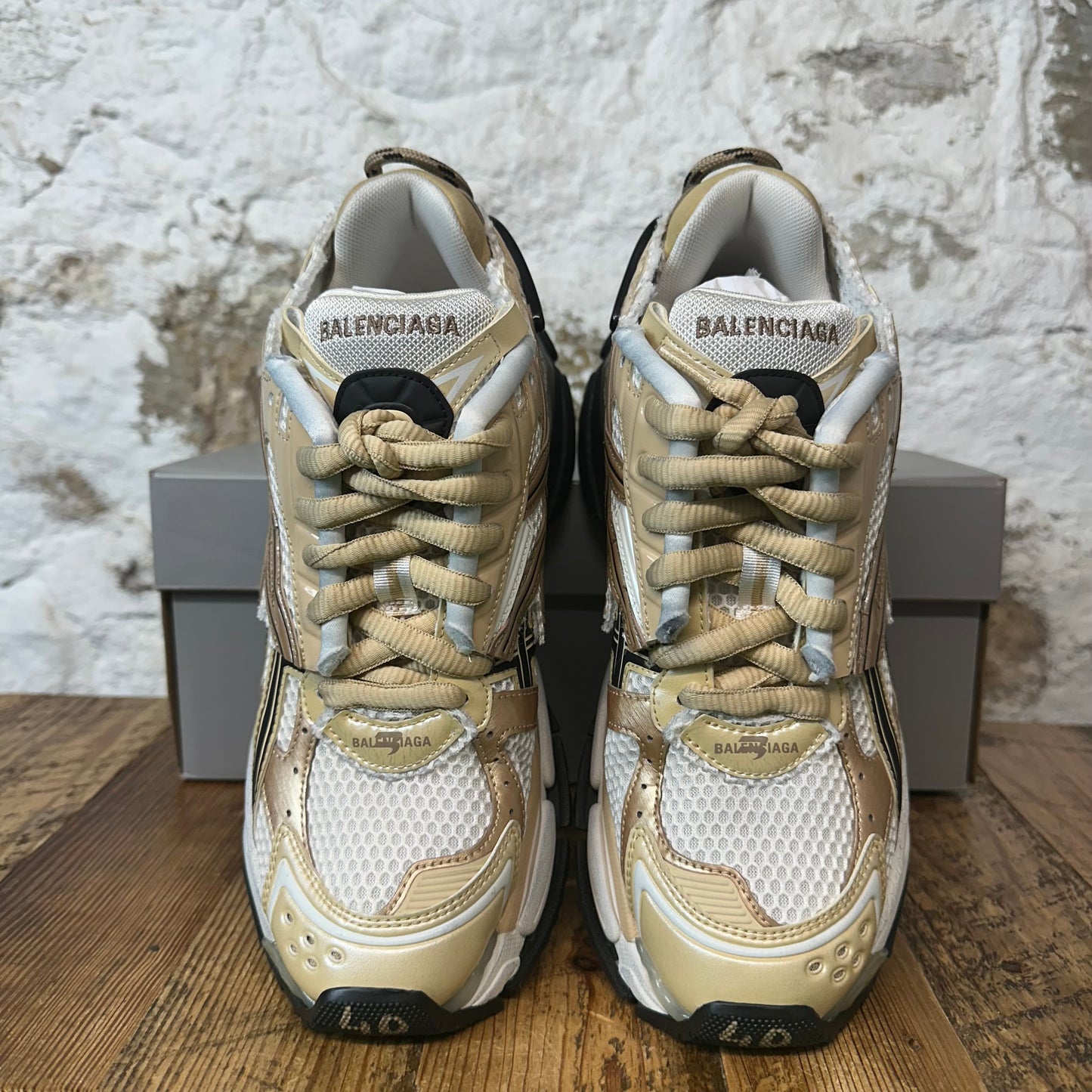 Balenciaga Runner Beige Black White Sneaker