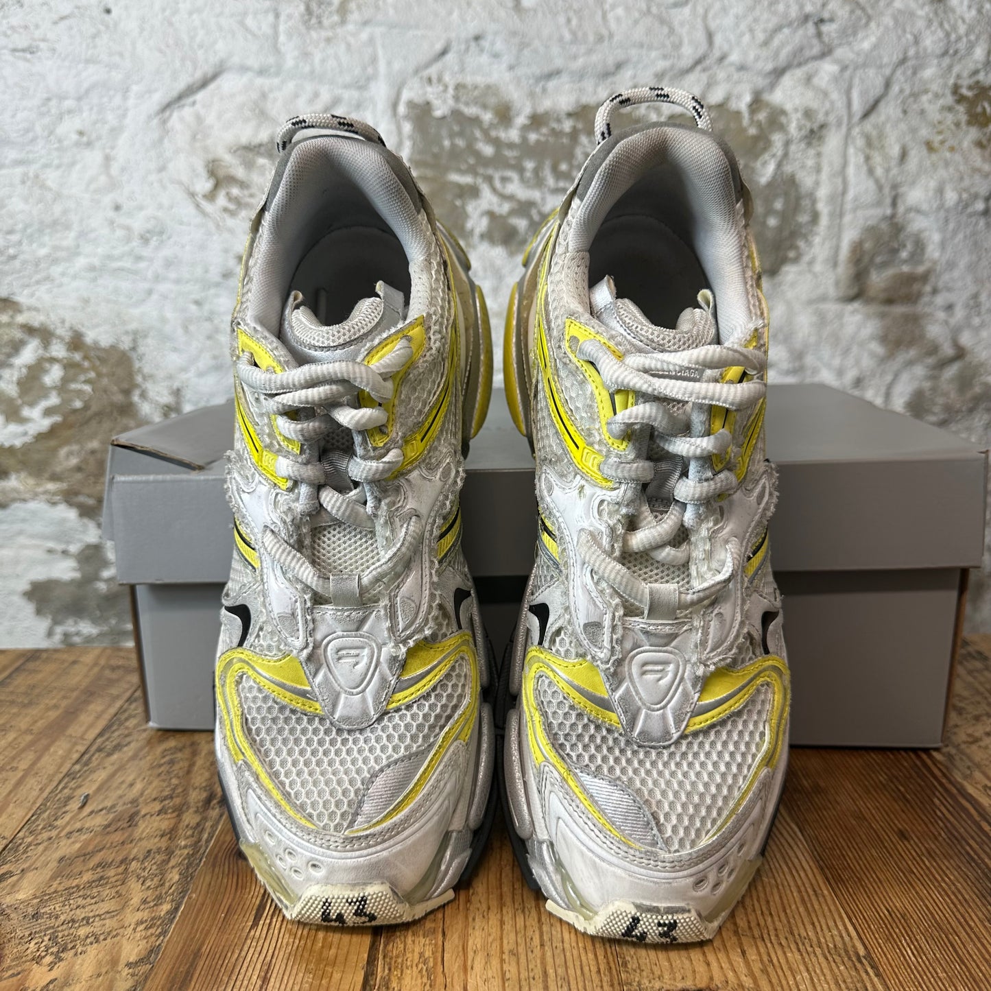 Balenciaga Runner 2 Yellow White Black Sneaker Sz 10 (43)