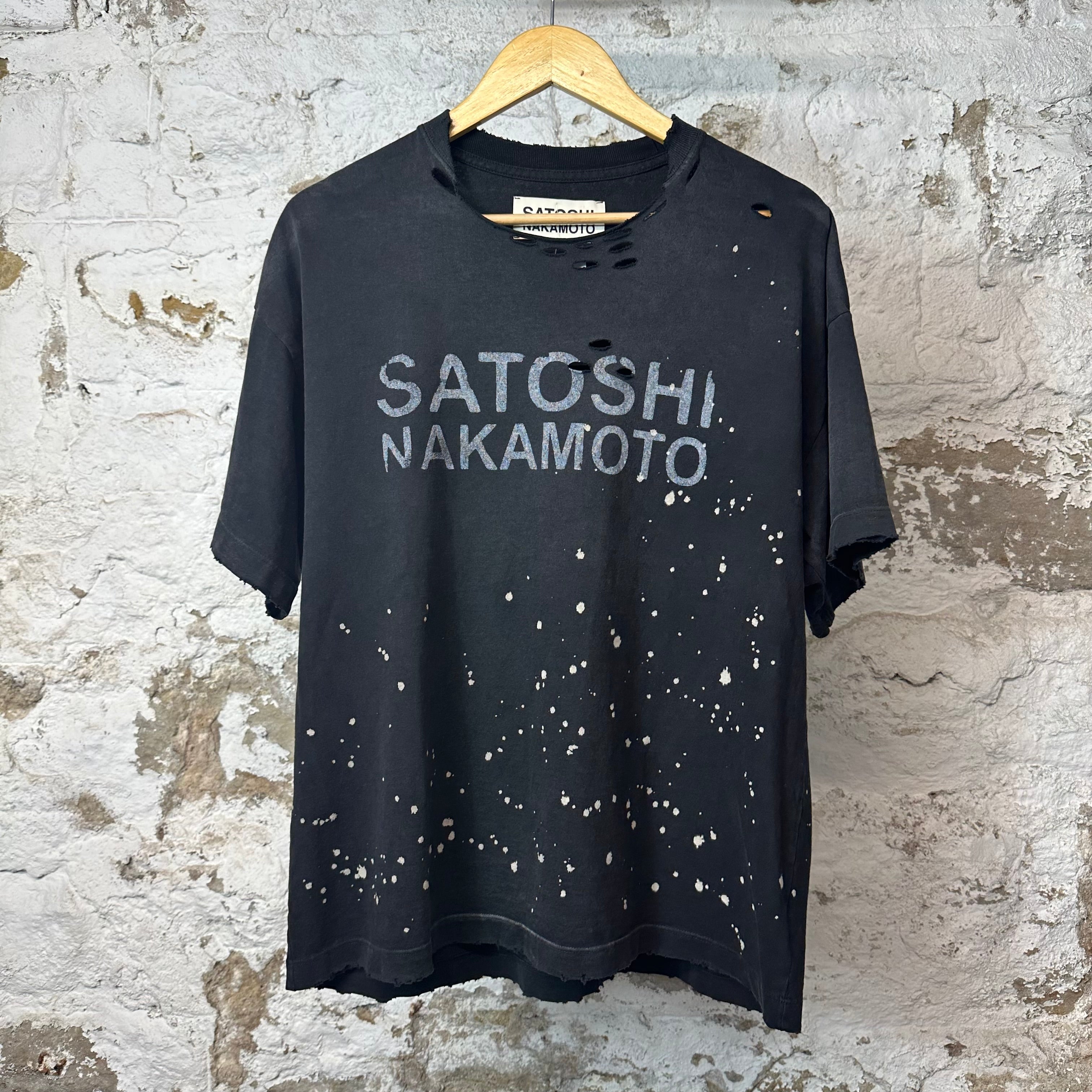 Satoshi Destroyed Luke T-shirt Black Sz S