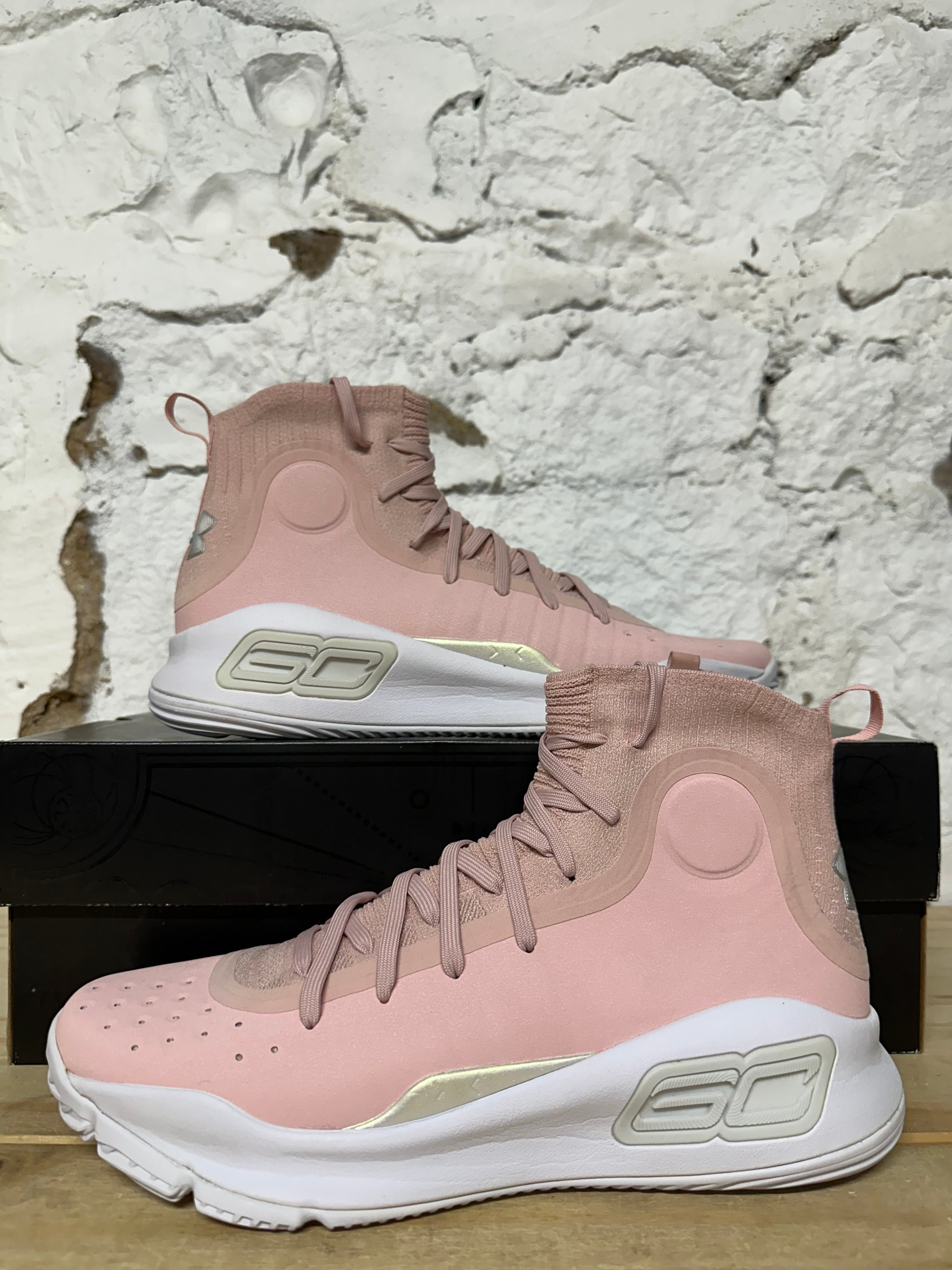 Under Armour Curry 4 Flushed Pink Sz 10.5 DS
