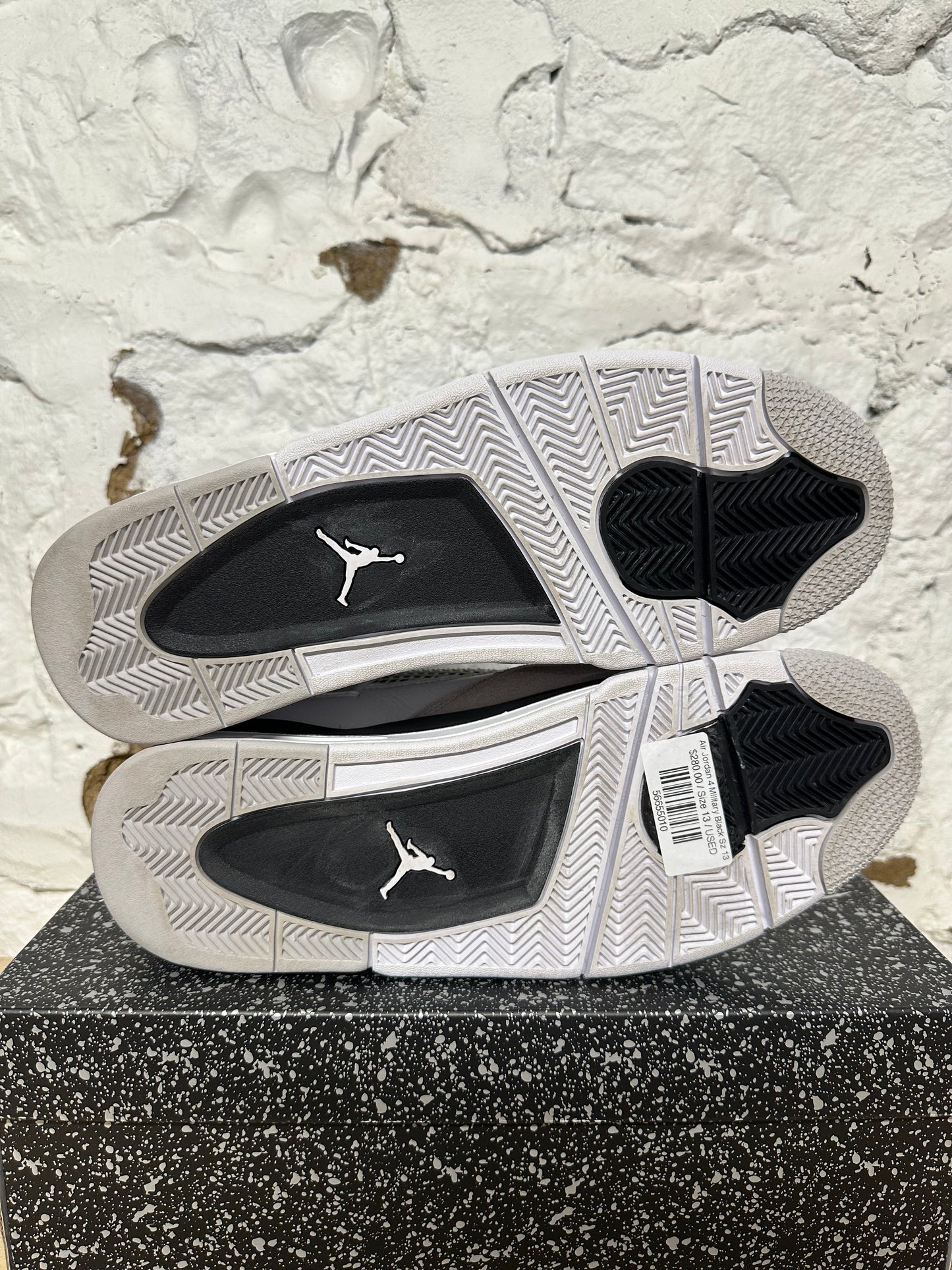 Air Jordan 4 Military Black Sz 13