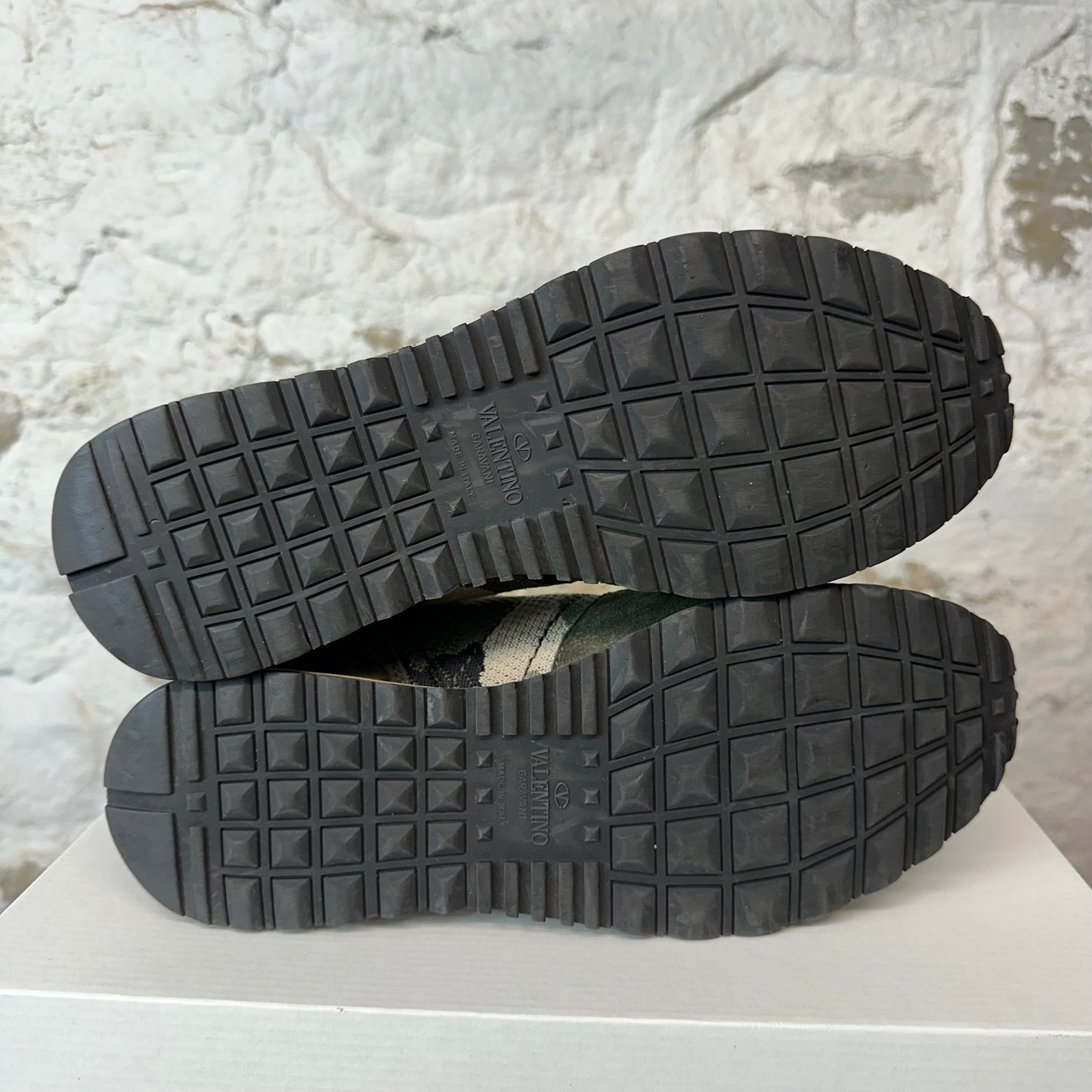 Valentino Green Camo Low Sneaker Sz 8 (41) No Box