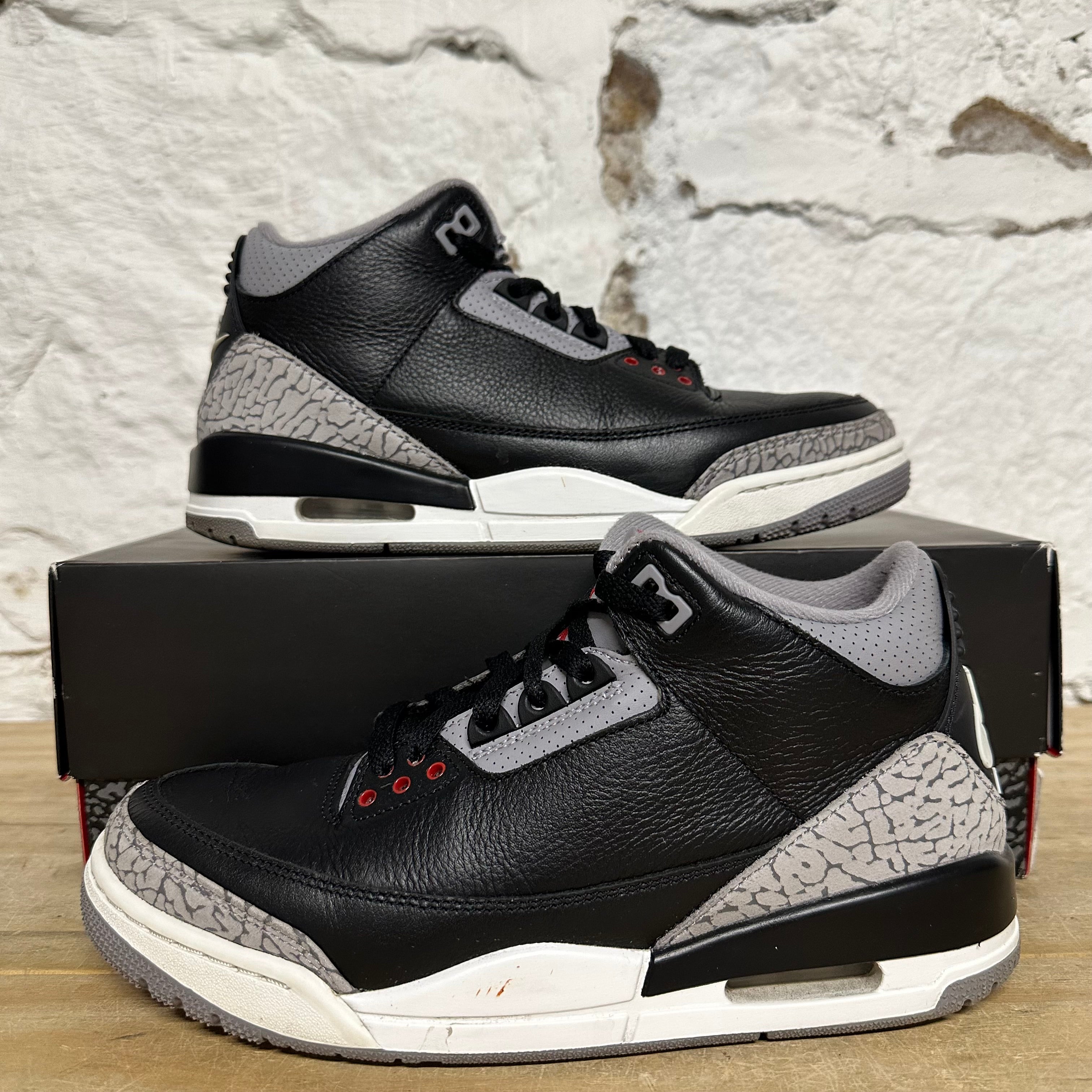 Air Jordan 3 Black Cement Sz 8