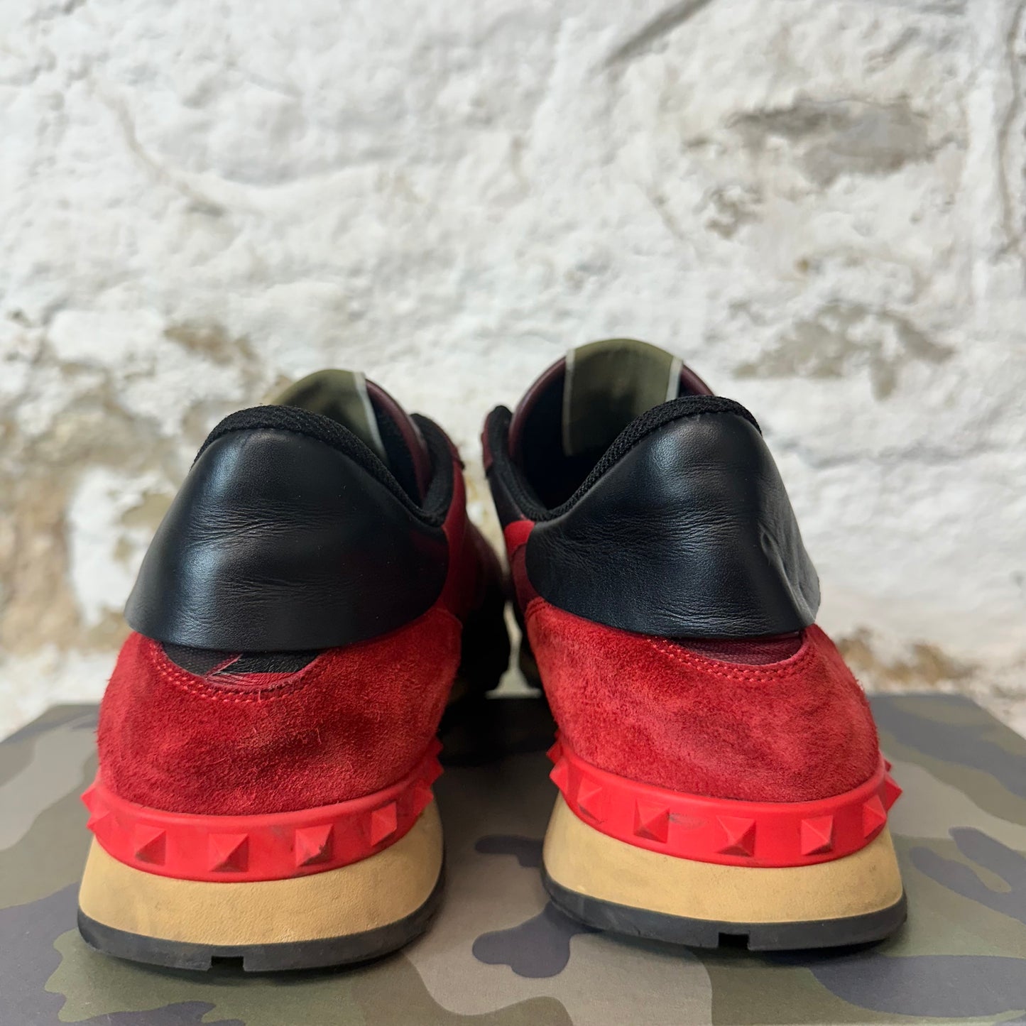 Valentino Red Camo Rock Runner Sneaker Sz 13 (46)