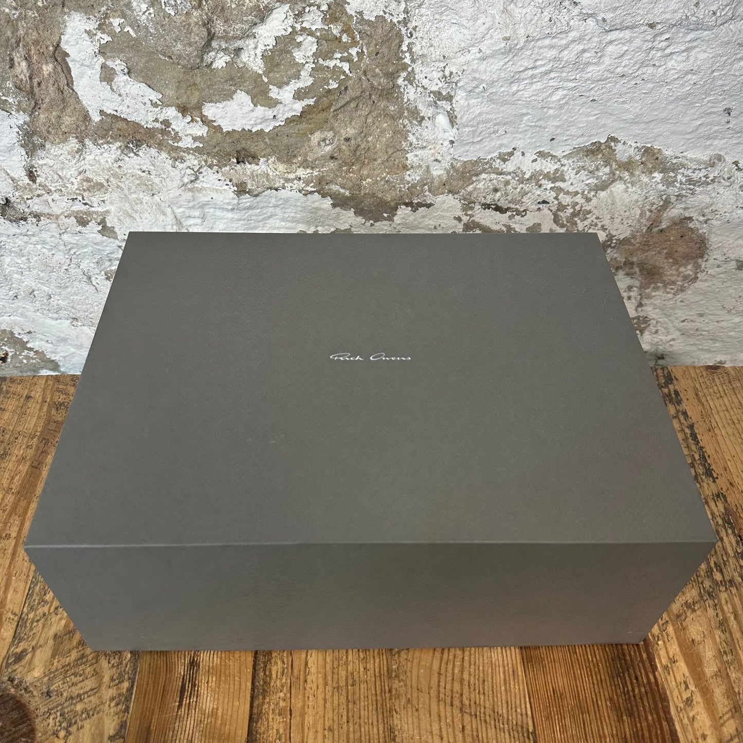 Rick Owens Hollywood Celadon Milk Sneaker Sz 13 (46) DS