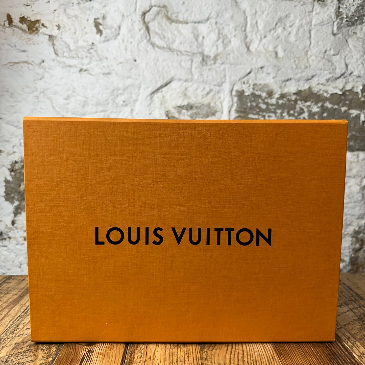 Louis Vuitton Black Leather Monogram Hat W/ Box