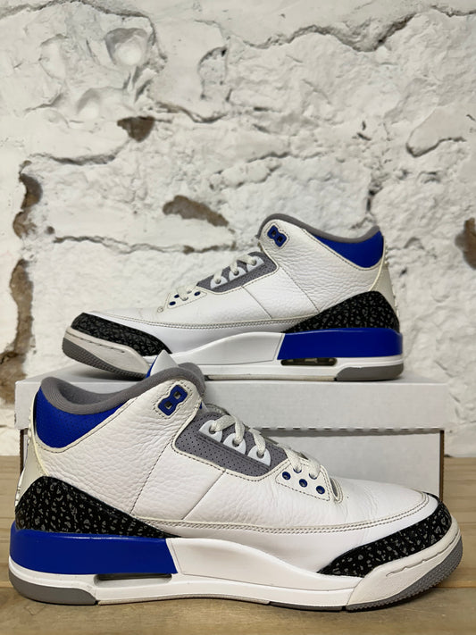 Air Jordan 3 Racer Blue Sz 10.5