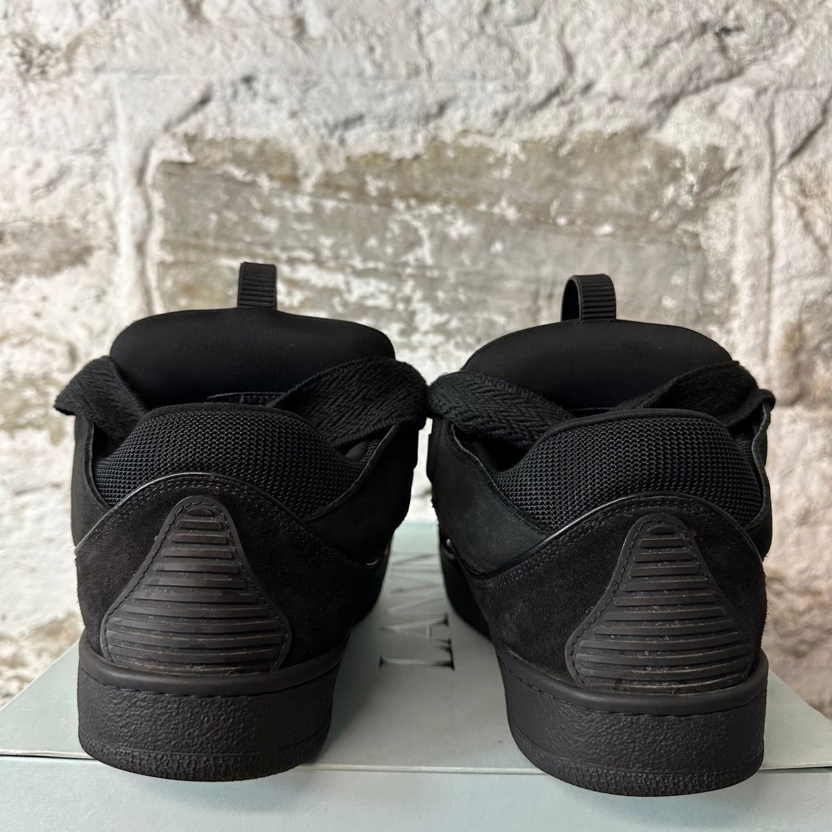 Lanvin Curb Triple Black Sneaker Sz 10 (43)