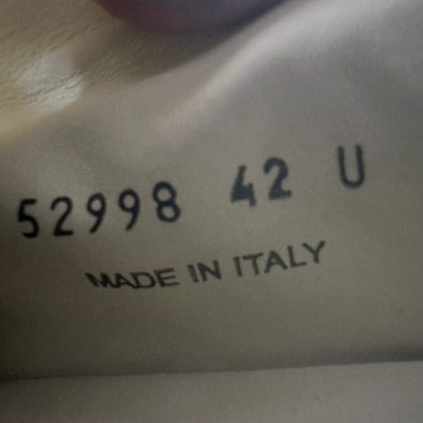 Rick Owens Low Triple Milk Sneaker Sz 9 (42)