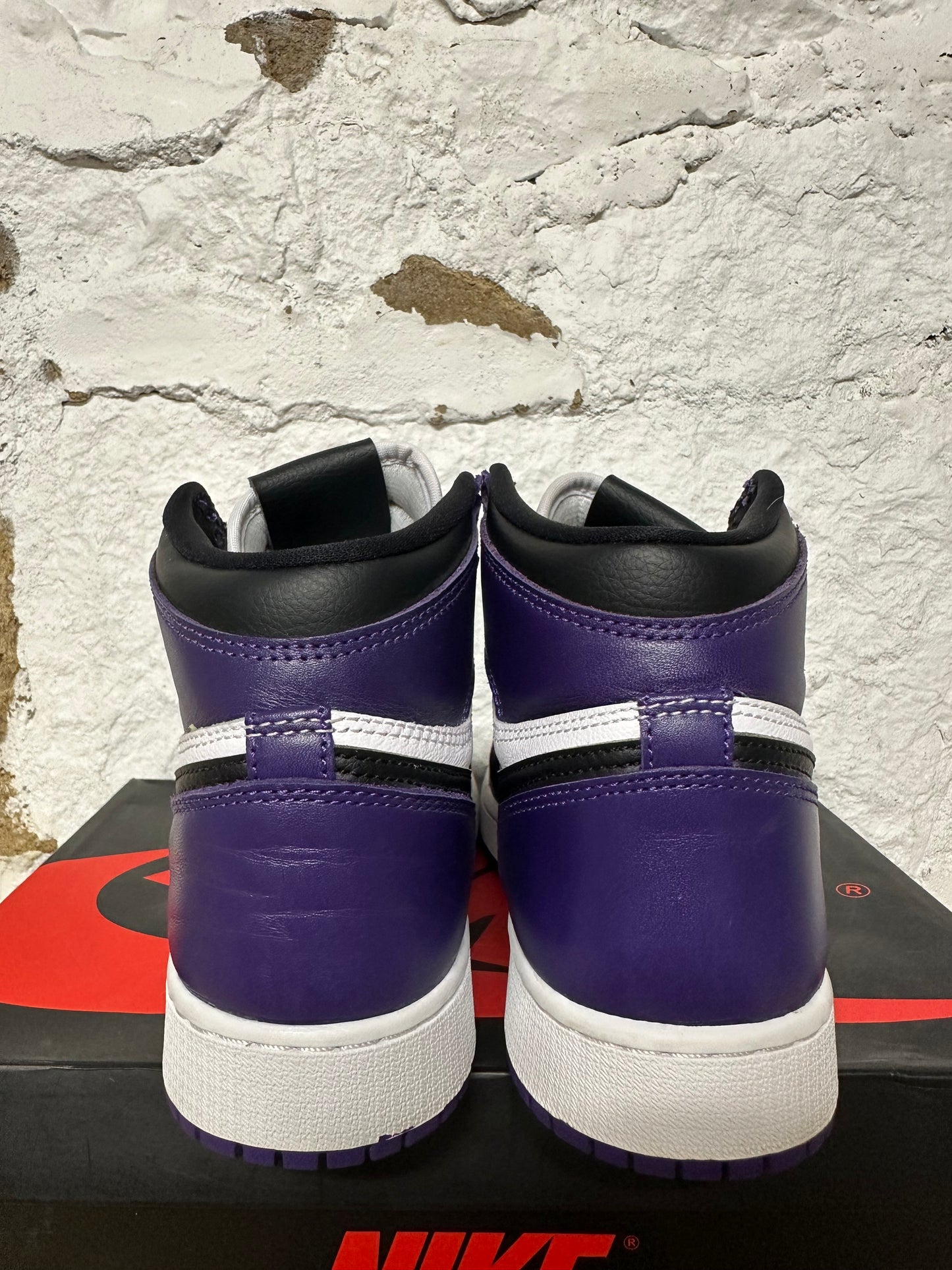 Air Jordan 1 High Court Purple White Sz 5.5Y