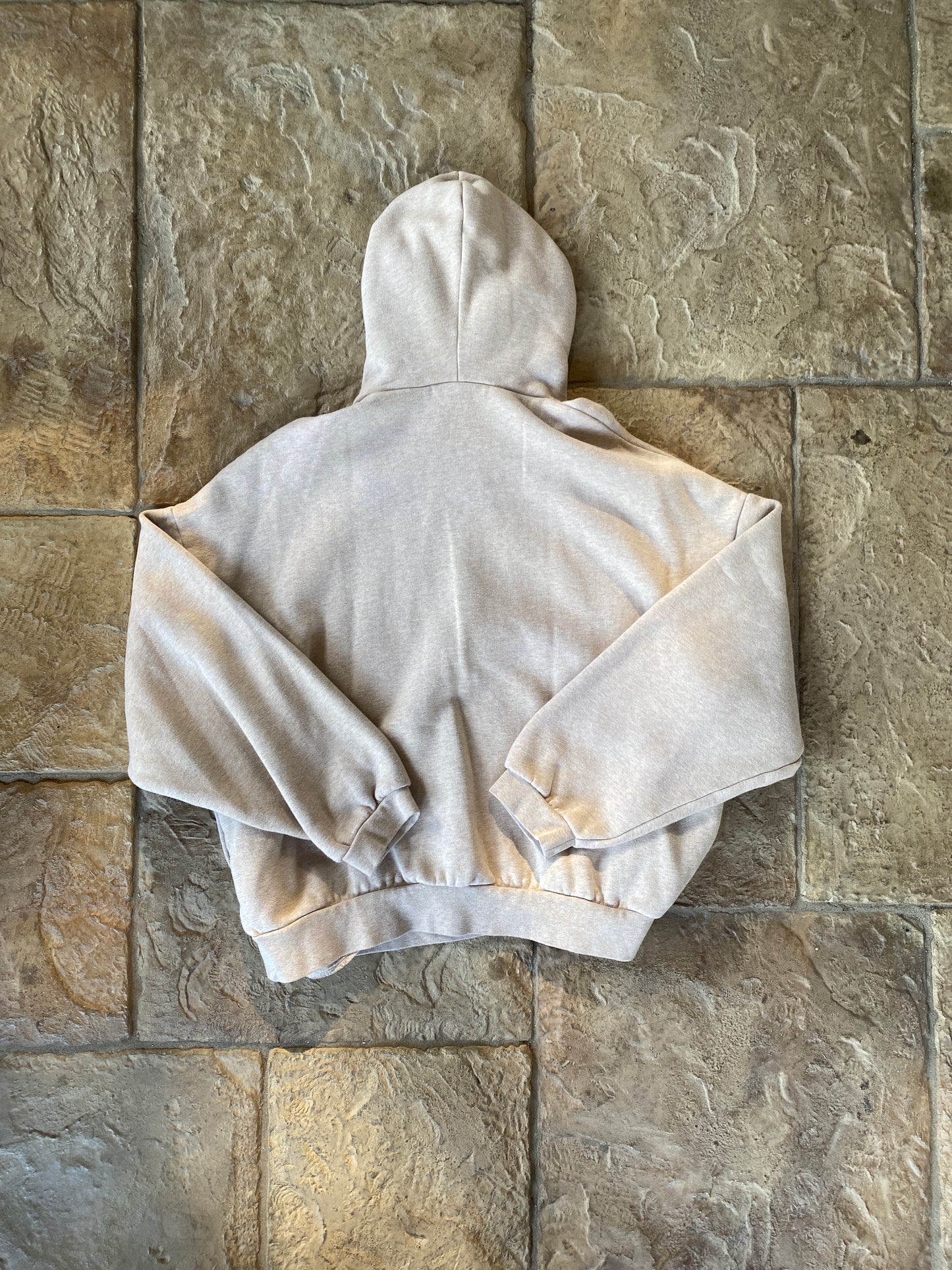 Fear of God Essentials Light Oatmeal Hoodie Sz M