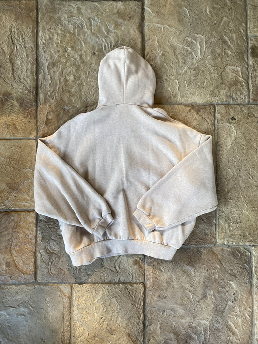 Fear of God Essentials Light Oatmeal Hoodie Sz M