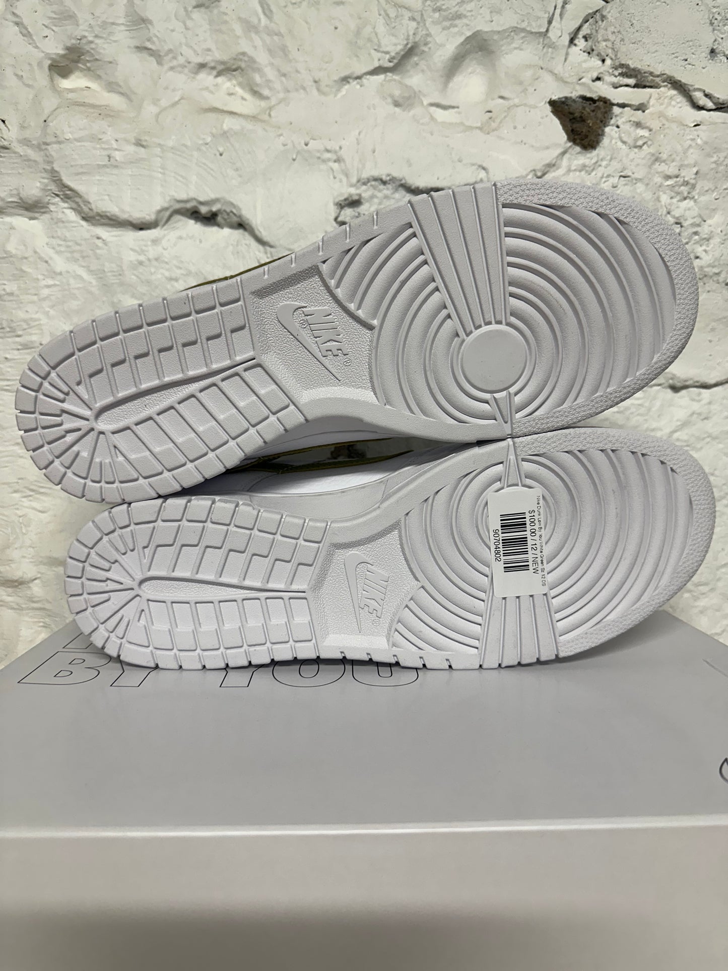 Nike Dunk Low By You White Green Sz 12 DS