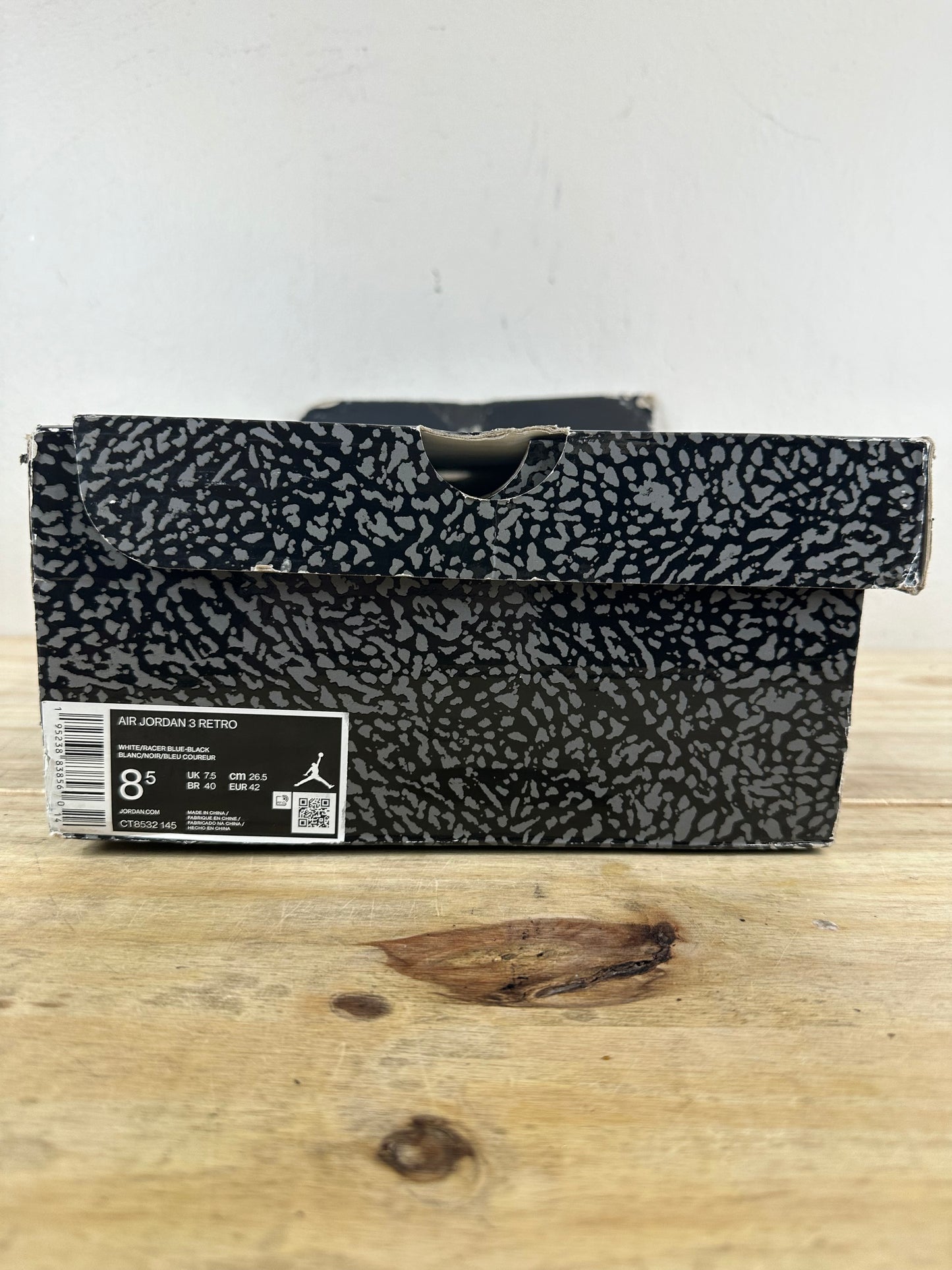 Air Jordan 3 Racer Blue Sz 8.5