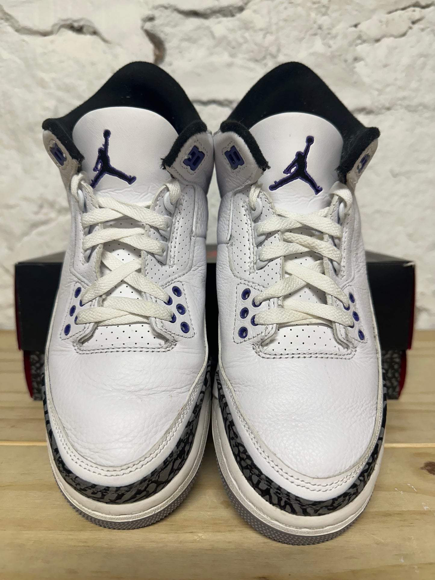Air Jordan 3 Dark Iris Sz 7Y