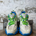 Balenciaga Track Runner White Green Blue Sneaker Sz 9 (42)