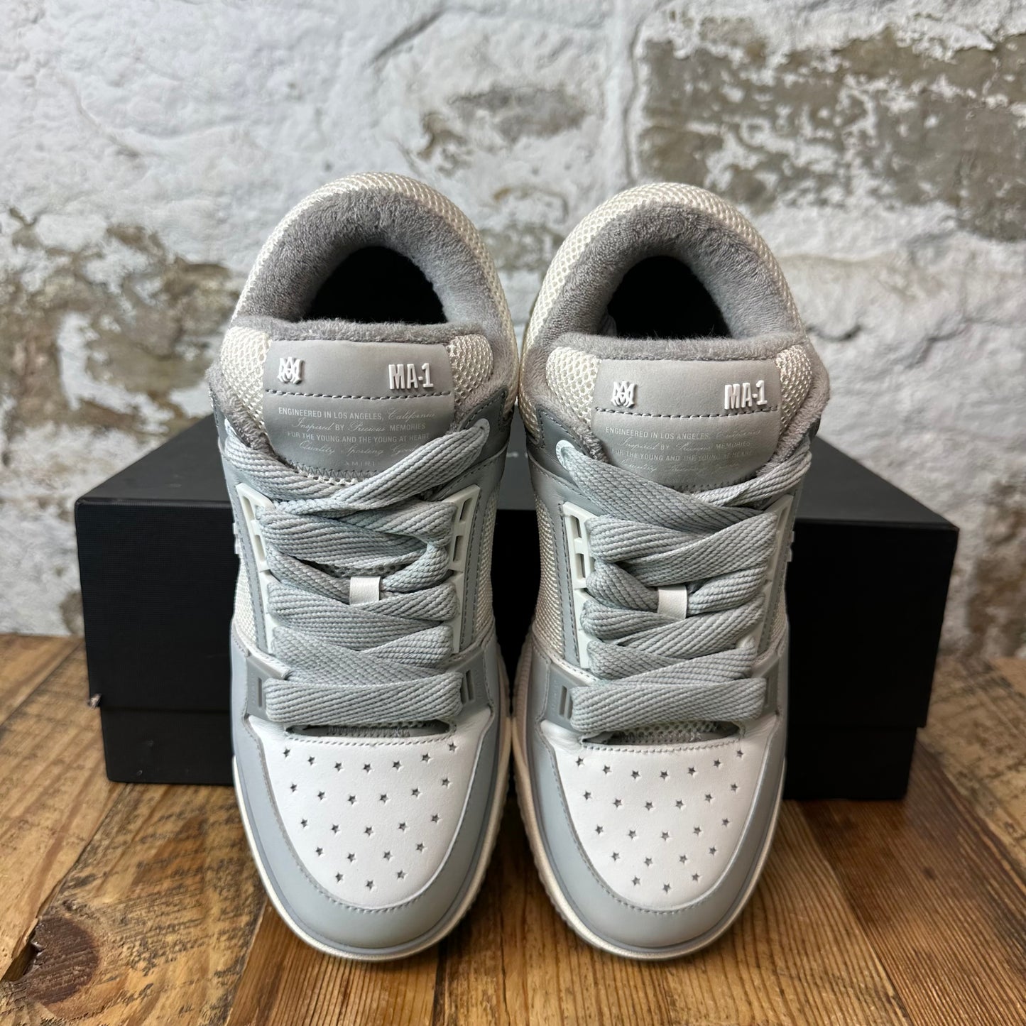 Amiri MA-1 Grey White Sneaker Sz 9 (42)