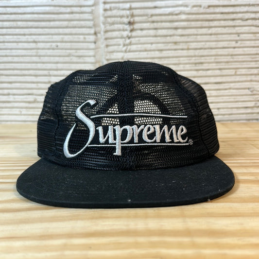 Supreme Mesh 6-Panel Black Hat