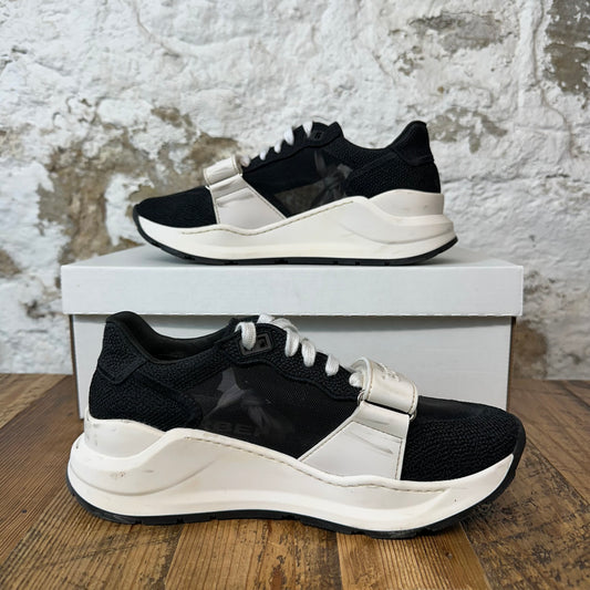Burberry Ramsey Black White Sneaker Sz 6 (38.5) No Box